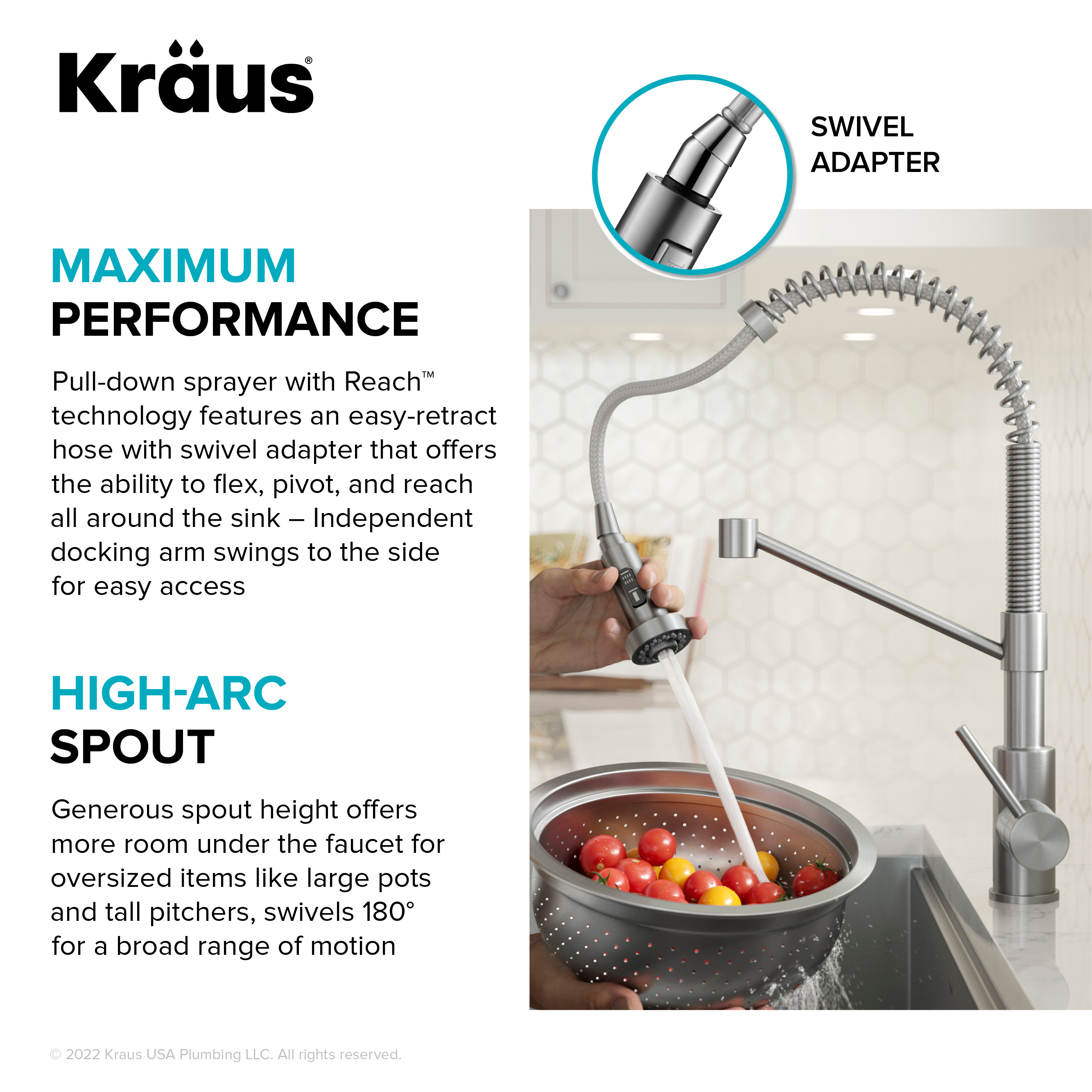 Kraus KSF-1610BB Kitchen-Faucets - View #8