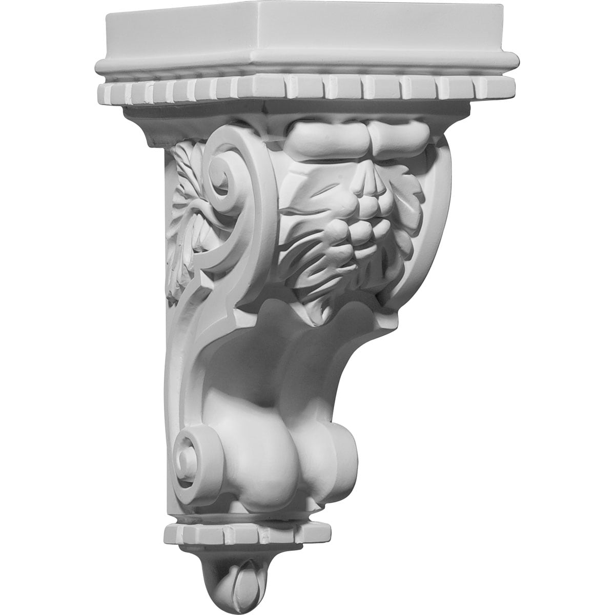 Ekena Millwork COR04X05X10HA 4.875-in x 5.5-in x 10.125-in Primed White Urethane Paintable Corbel