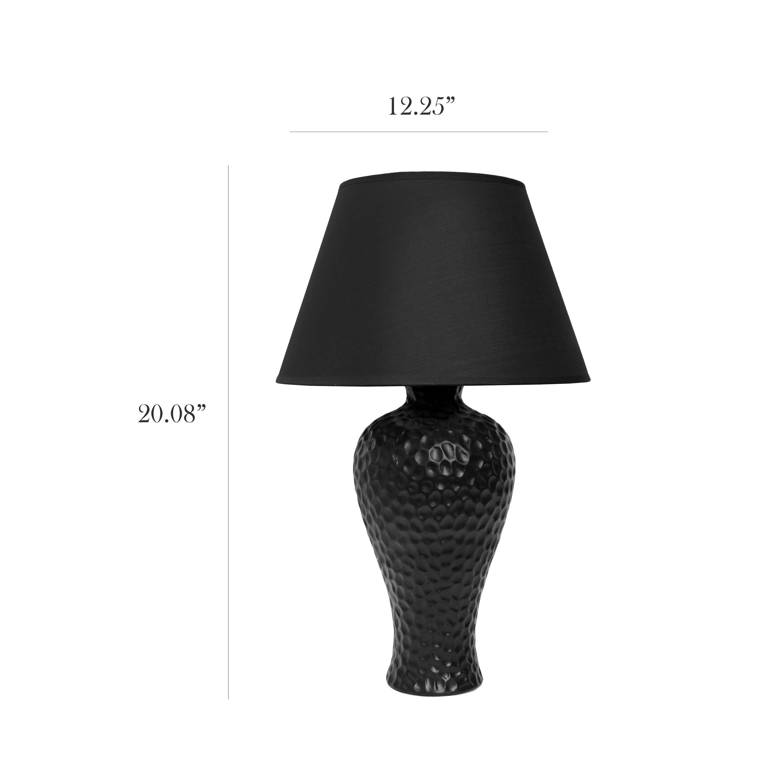 Simple Designs LT2004-BLK Table-Lamps - View #3