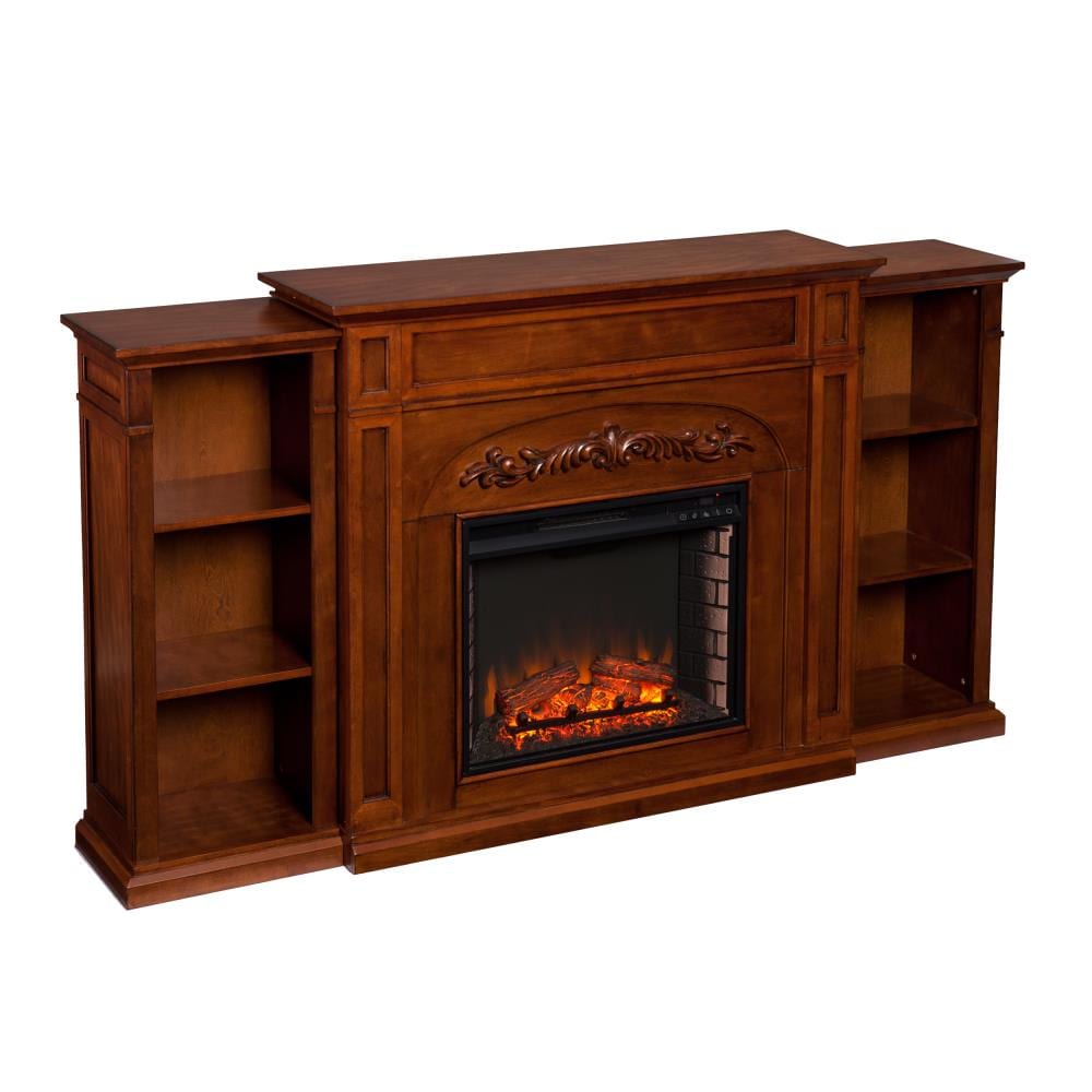 Boston Loft Furnishings 72.5-in W Autumn Oak LED Electric Fireplace ATG2358 Sansujyuku sansujyuku.com