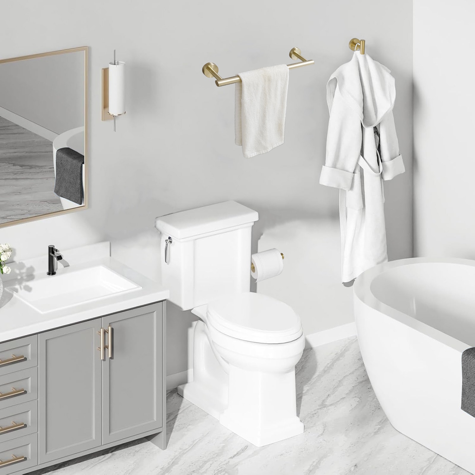 BWE A-91062-BG-4 Decorative-Bath-Hardware-Kits - View #2