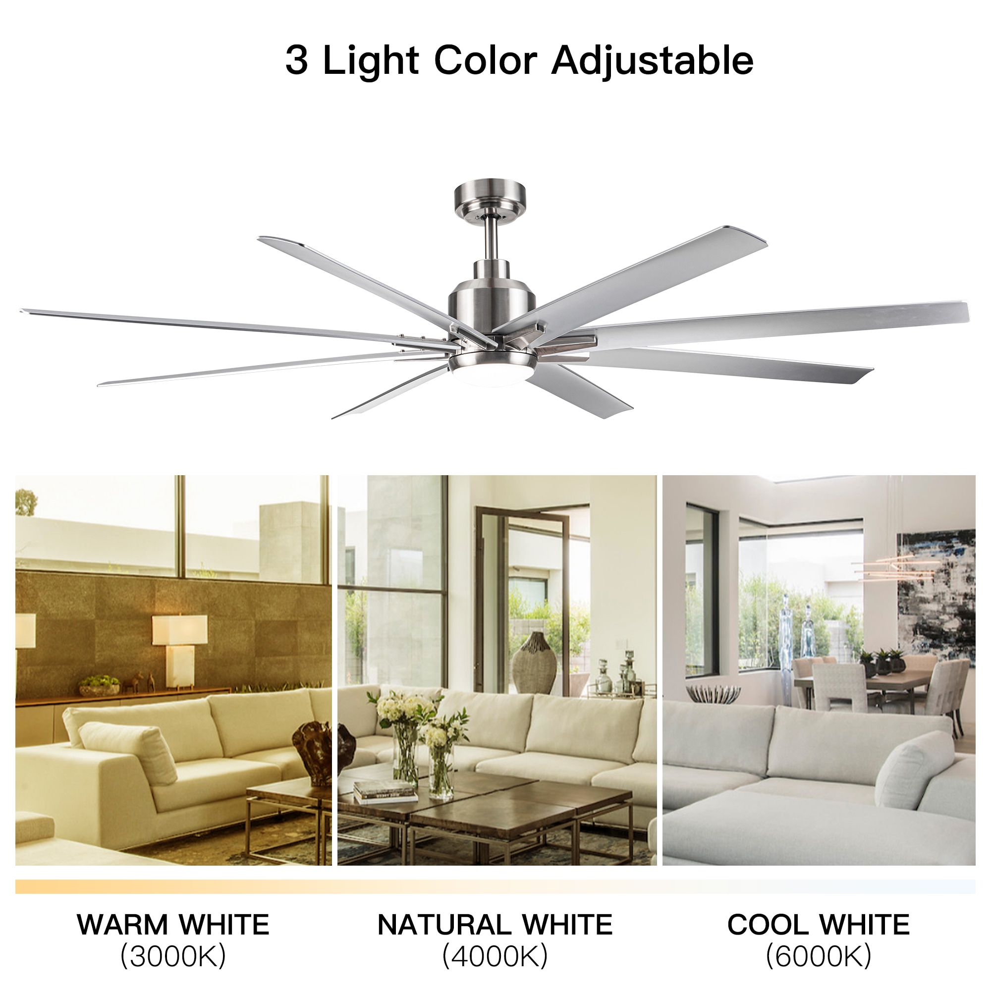 WELLFOR AMYU-16BK Ceiling-Fans - View #5