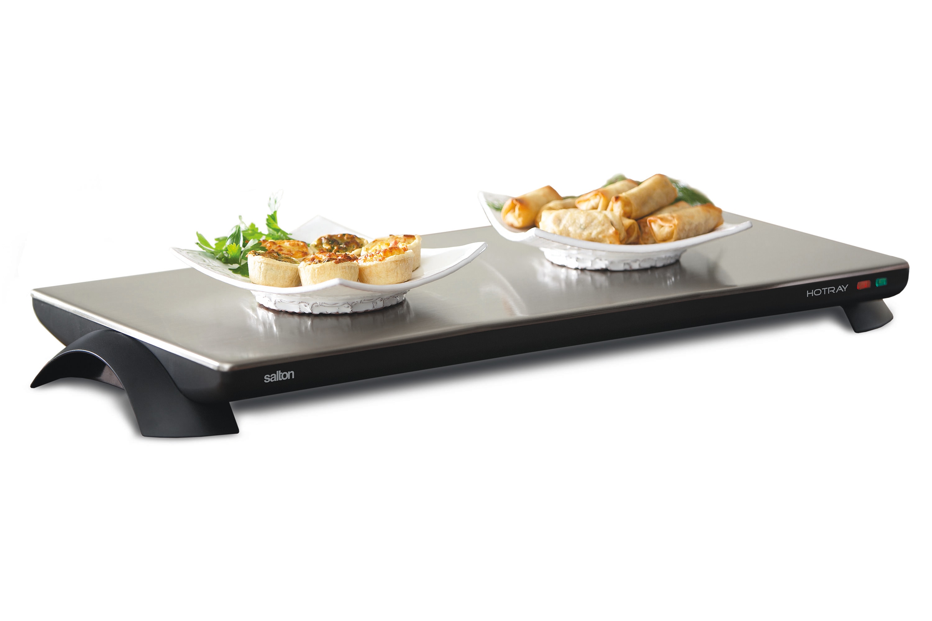 Round Warming Tray by Salton, Cordless Electric Hot Plate, Cooking,  Serving