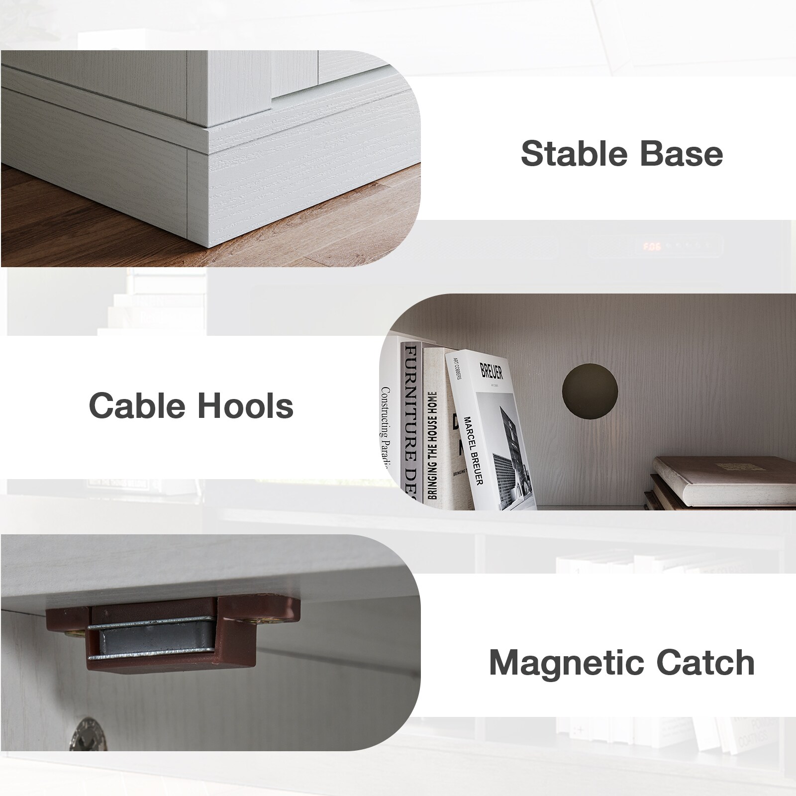 Bapipro TE18A32W Electric-Fireplaces - View #6
