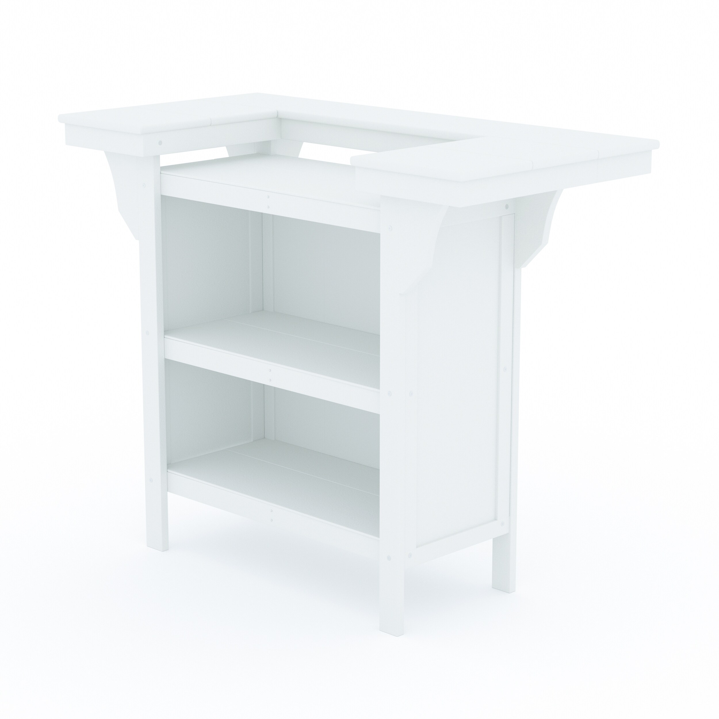 LuXeo 1660-WHT2-SBC Patio-Bars - View #7