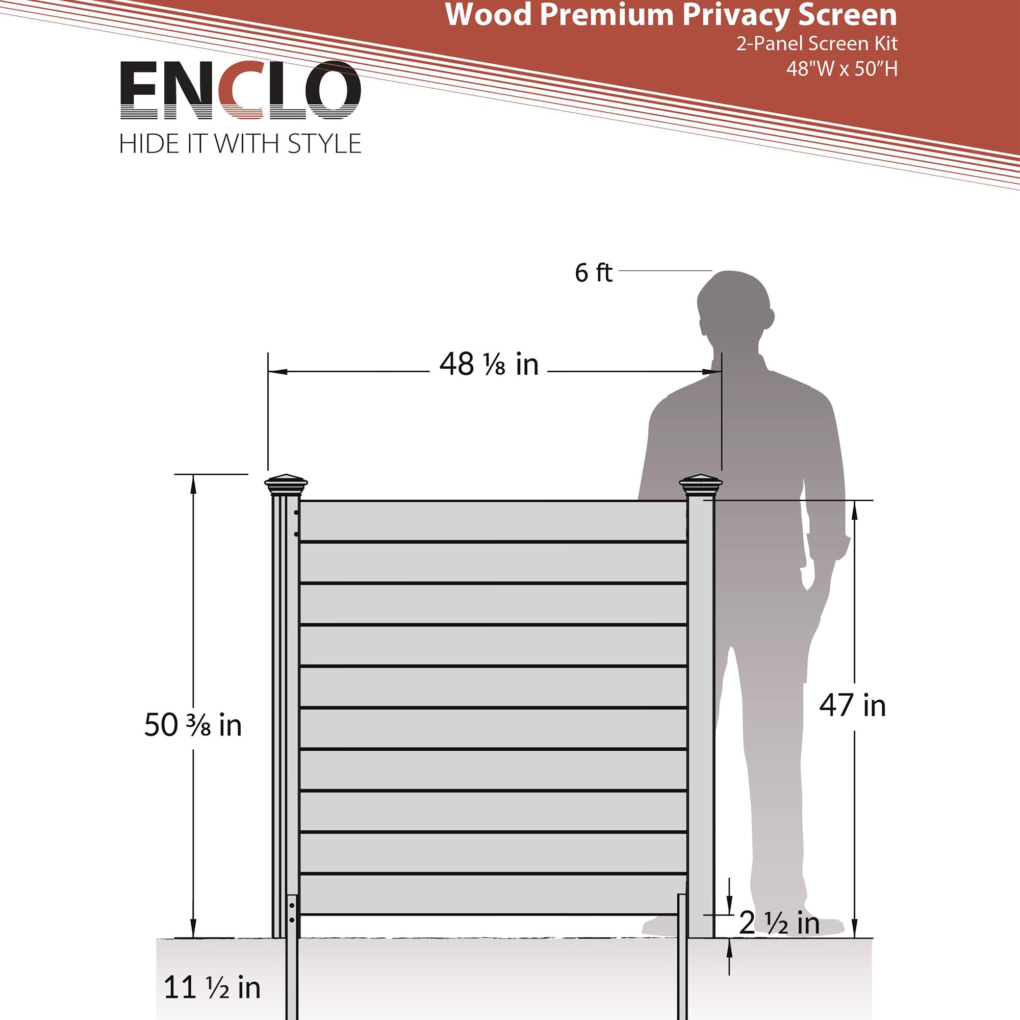Enclo Privacy Screens EC18029 Outdoor-Privacy-Screen - View #5
