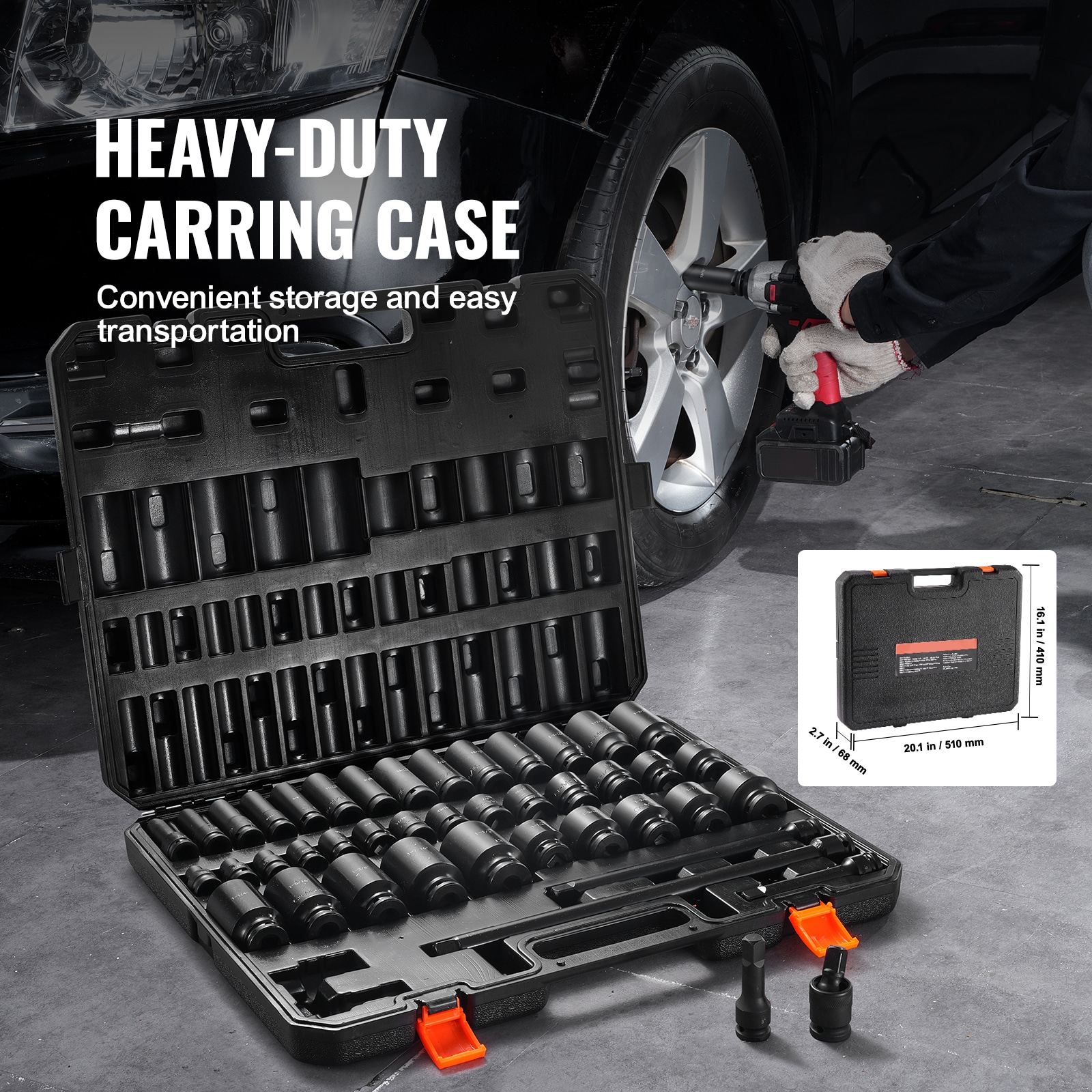VEVOR SCCJTTZJ1CRM06161V0 Impact-Socket-Sets - View #6