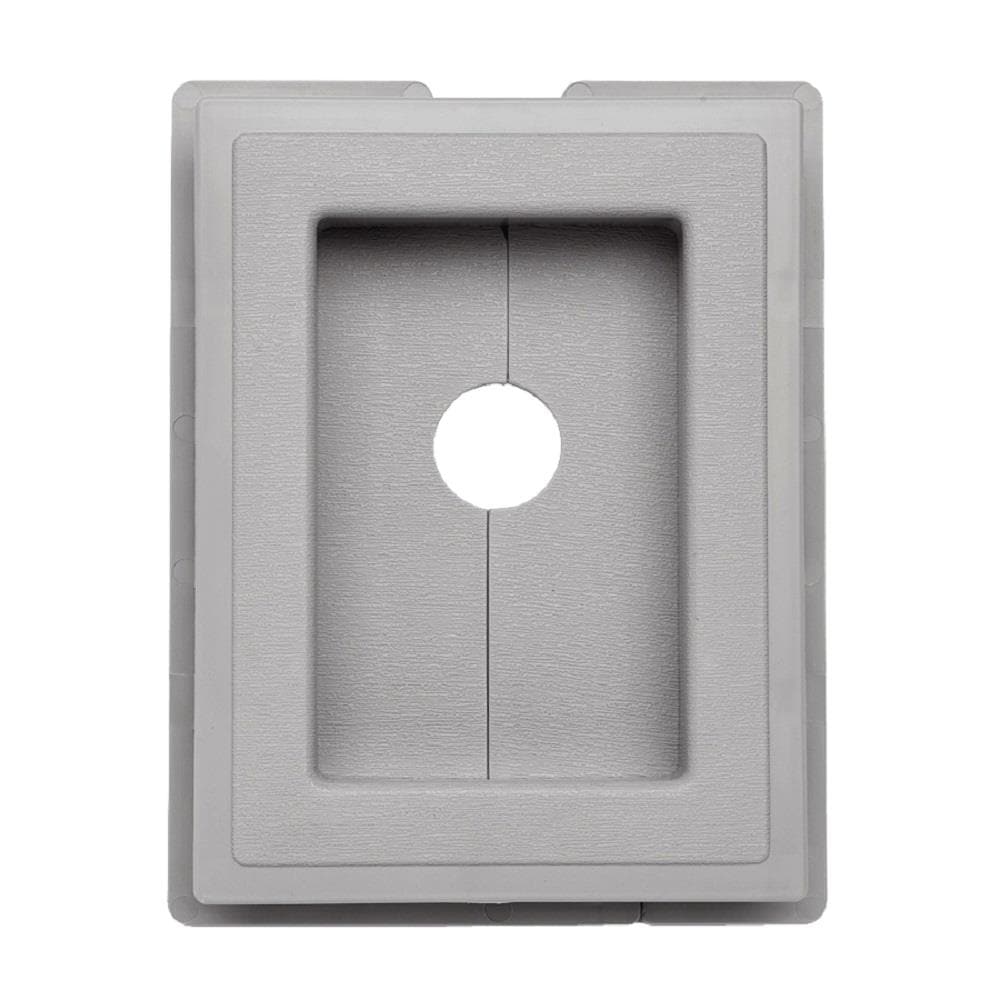 Ply Gem Gray Universal J-Block light vinyl siding block 