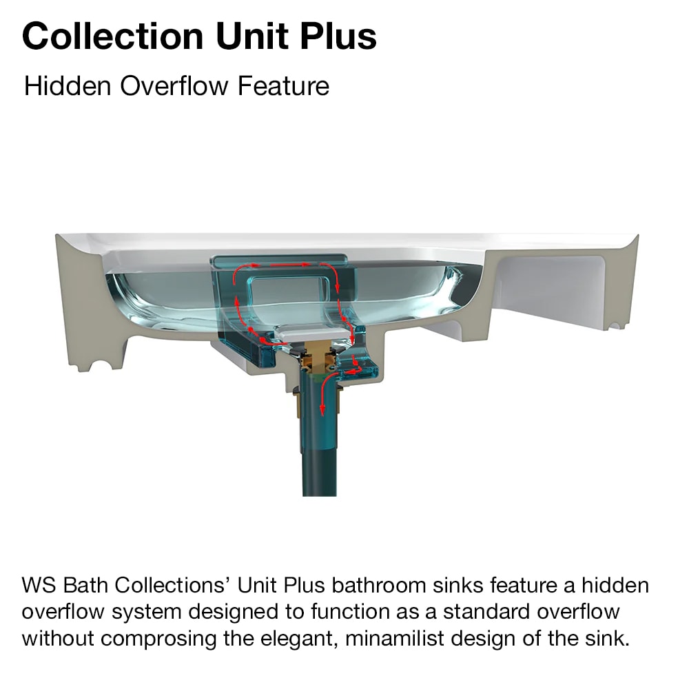 WS Bath Collections UNIT PLUS 140A.00 Bath-Sink - View #5