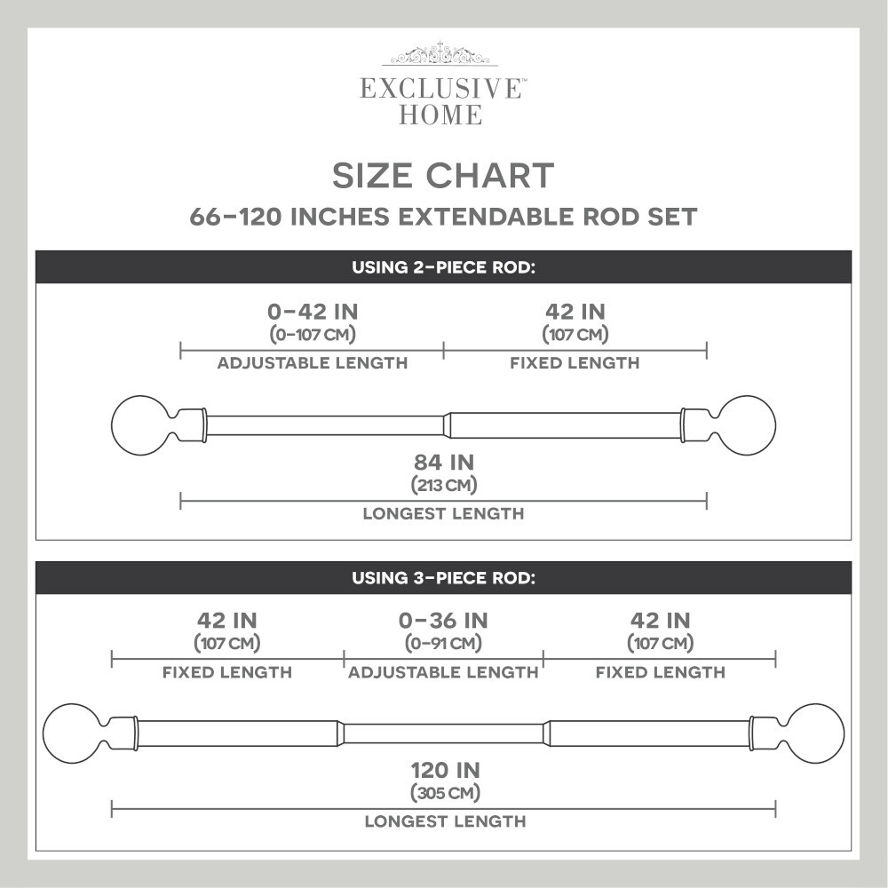 Exclusive Home ER1021-05 66120 Curtain-Rods - View #5