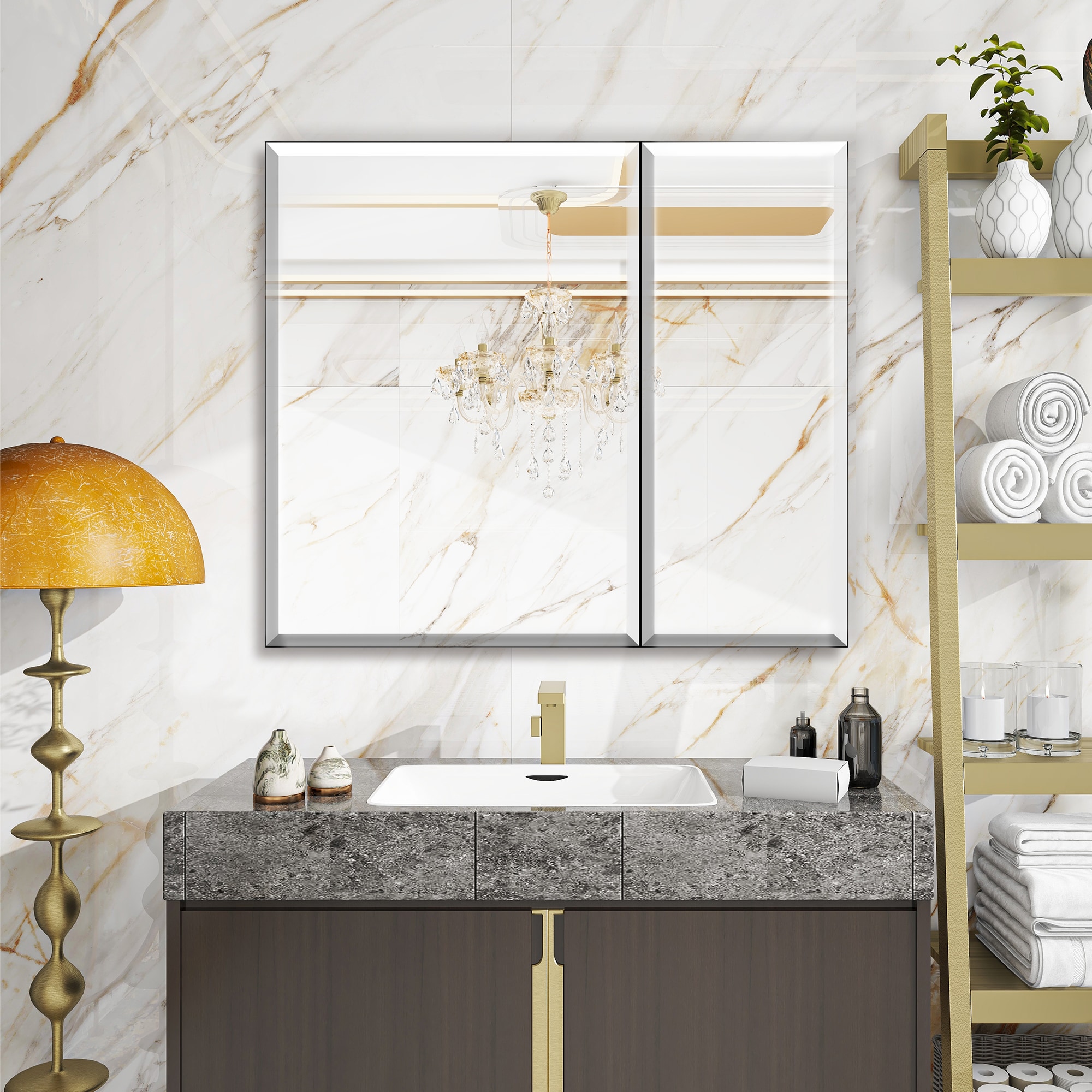 WELLFOR GIJ-MED04-3026SL Bathroom-Medicine-Cabinets - View #5