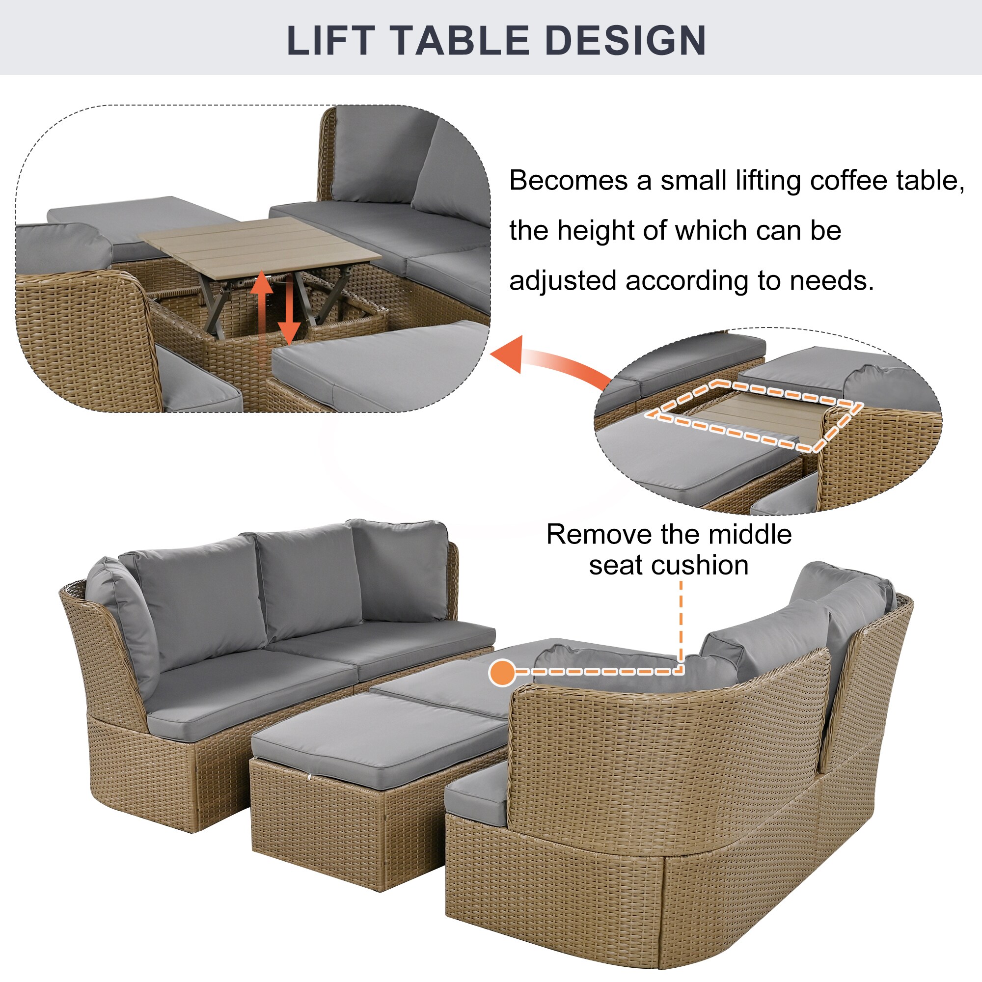 ModernLuxe L-WY000399AAE Patio-Conversation-Sets - View #6
