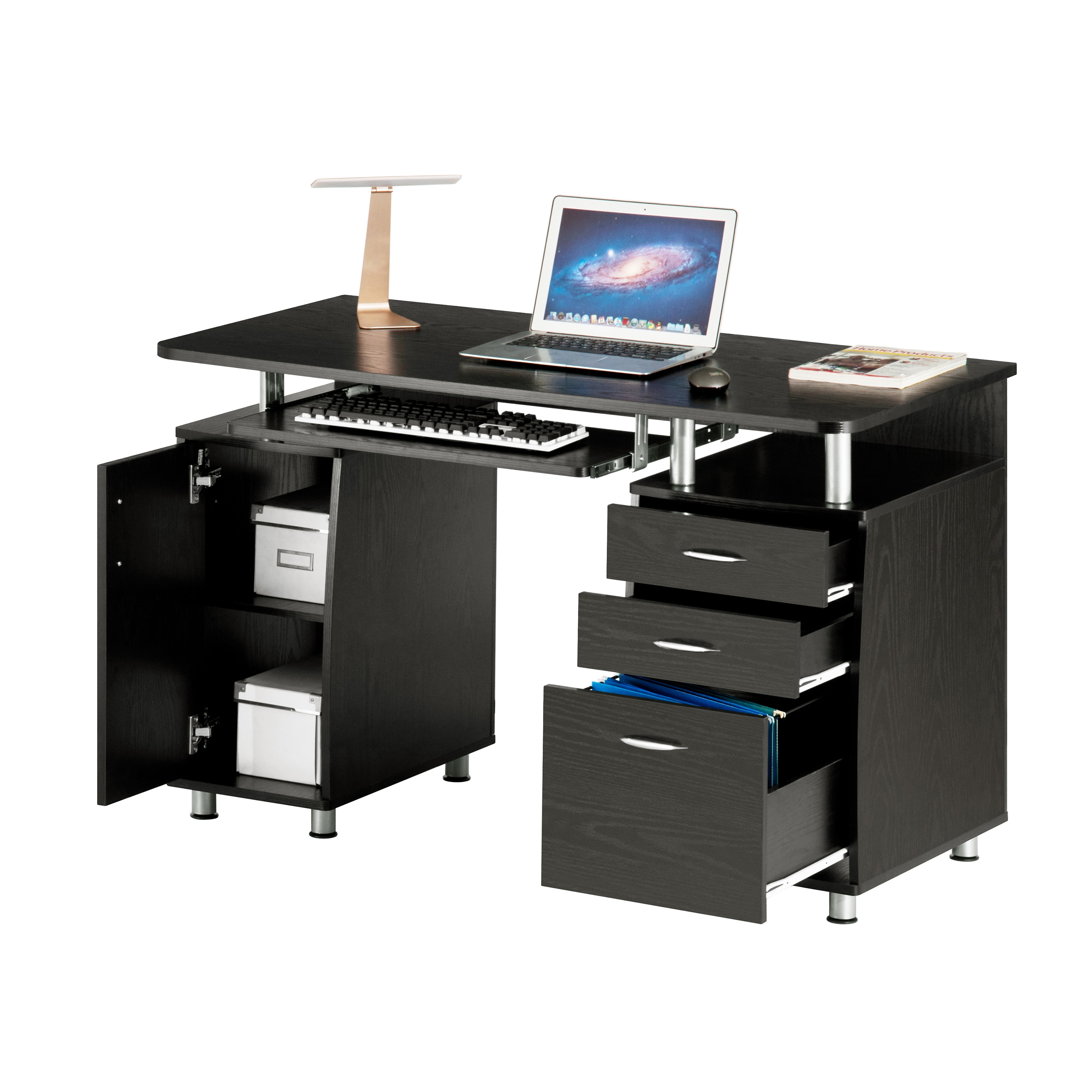 Siavonce XHB031S00044 47.5-in Brown Modern/Contemporary Computer desk