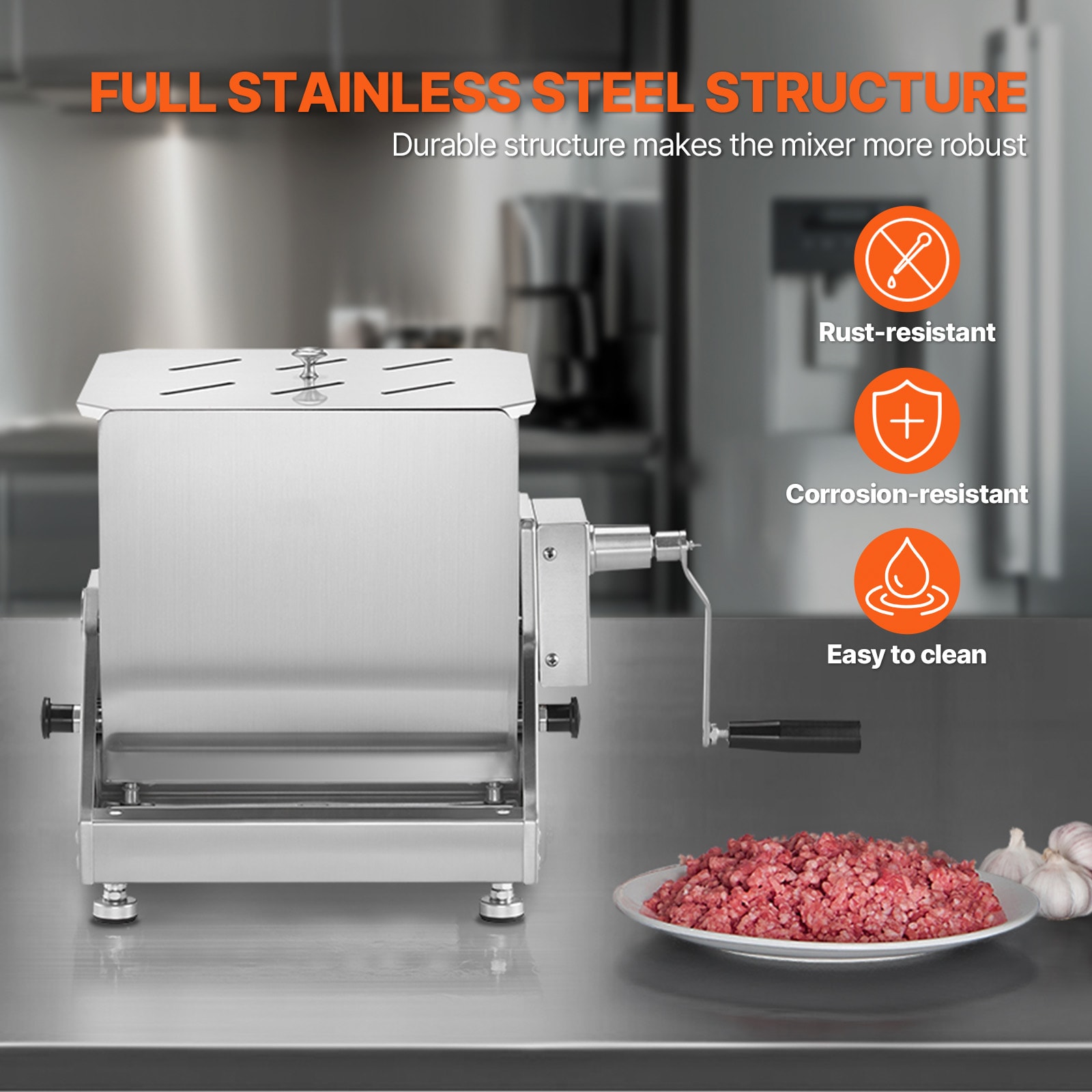 VEVOR SCSYRLJBJKQX06891V0 Meat-Grinders - View #5