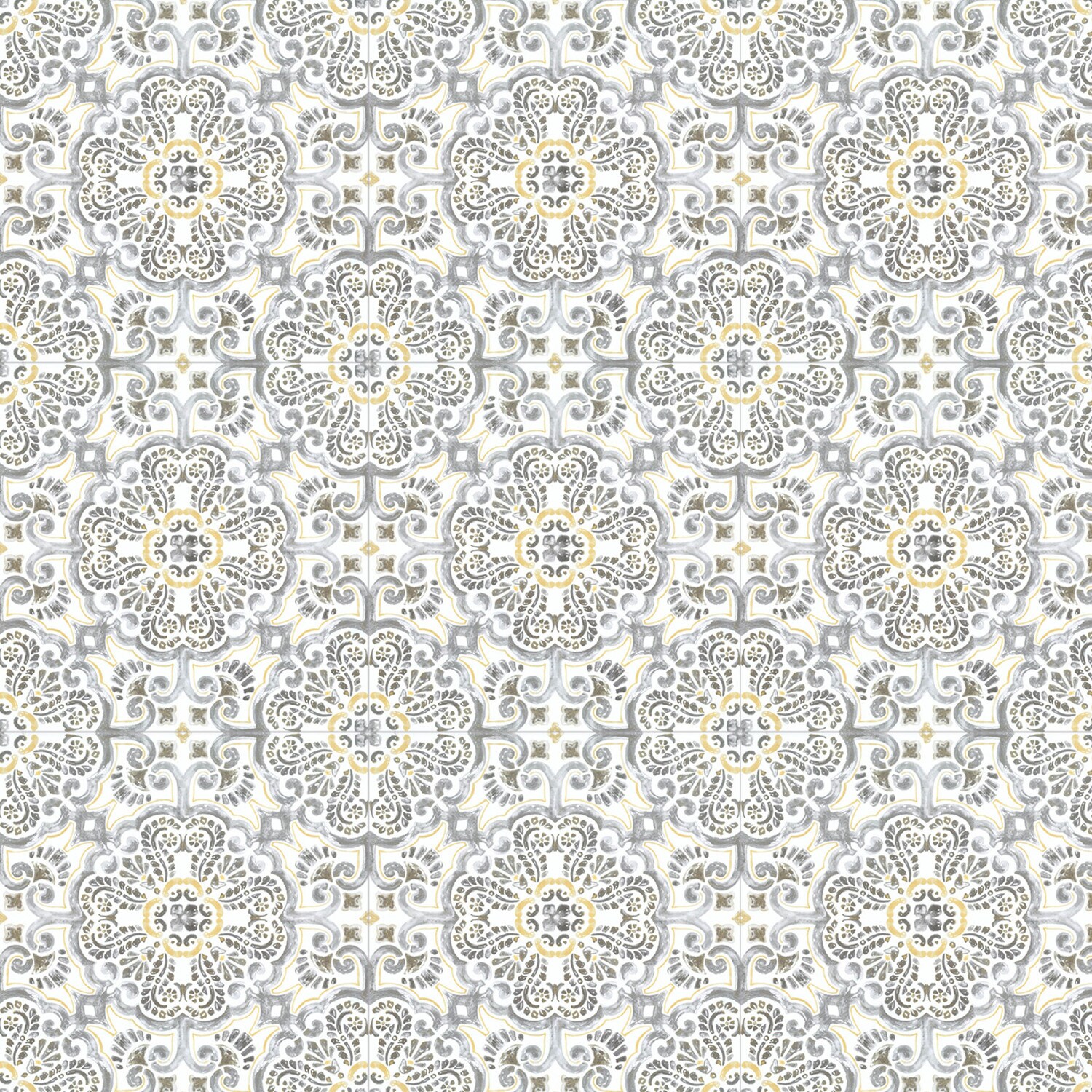 Lucida USA (Sample) BaseCore Sicilian Grey Multiple Colors/Finishes Patterned Look 12-mil Water Resistant Peel and Stick Vinyl Tile
