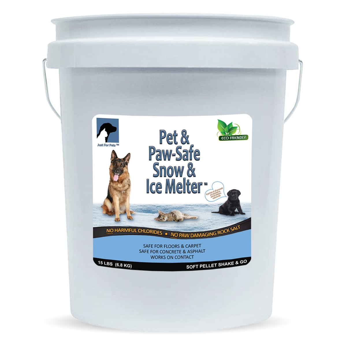 Just For Pets JFPIIM-15 PET & PAW SAFE SNOW & ICE MELTER 15 LB