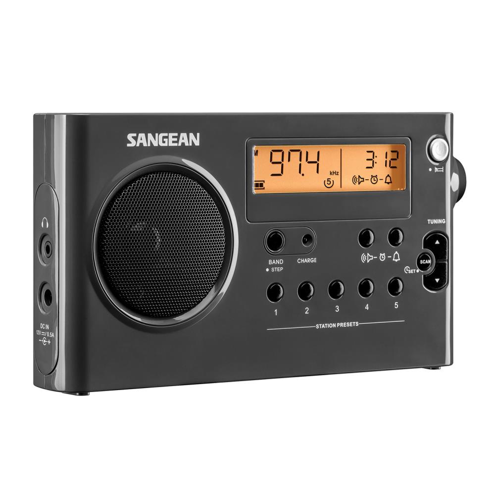 Sangean Amfm Radio Black In The Boomboxes And Radios Department At
