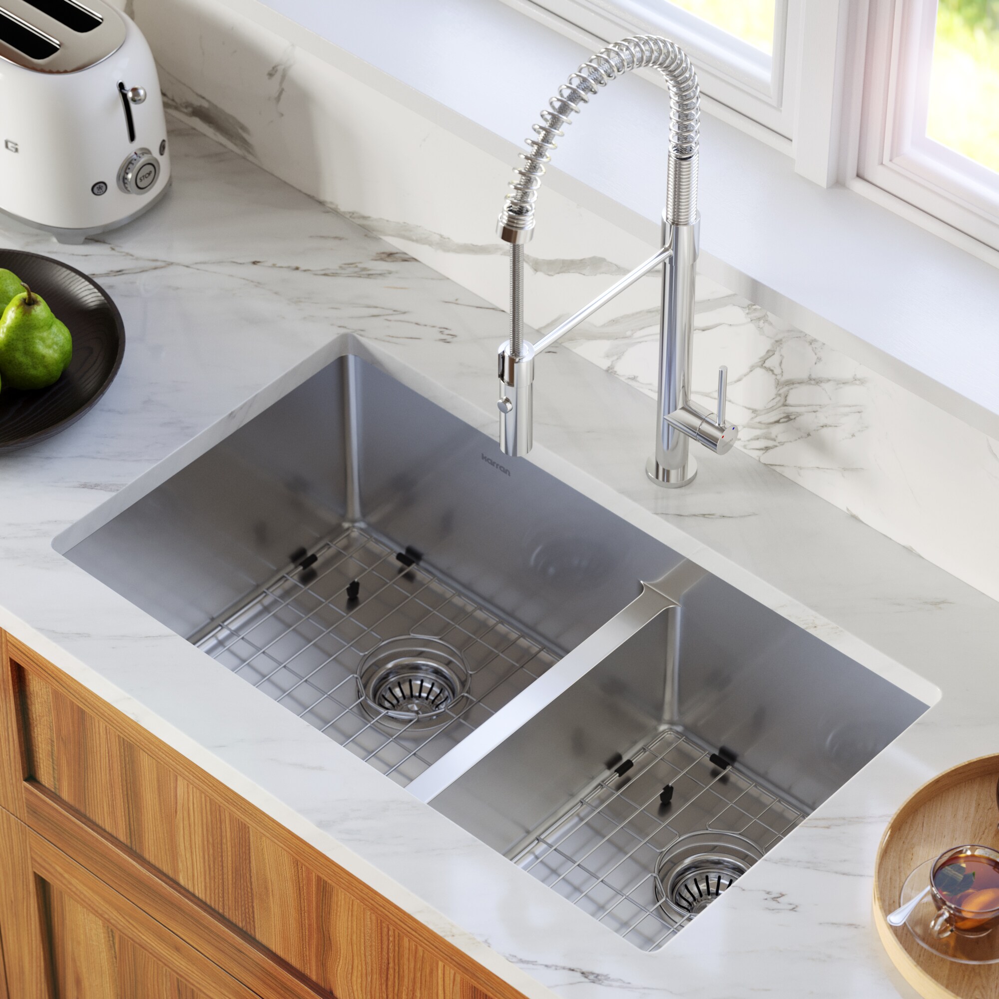 Karran EL-77-PK1 Kitchen-Sinks - View #3