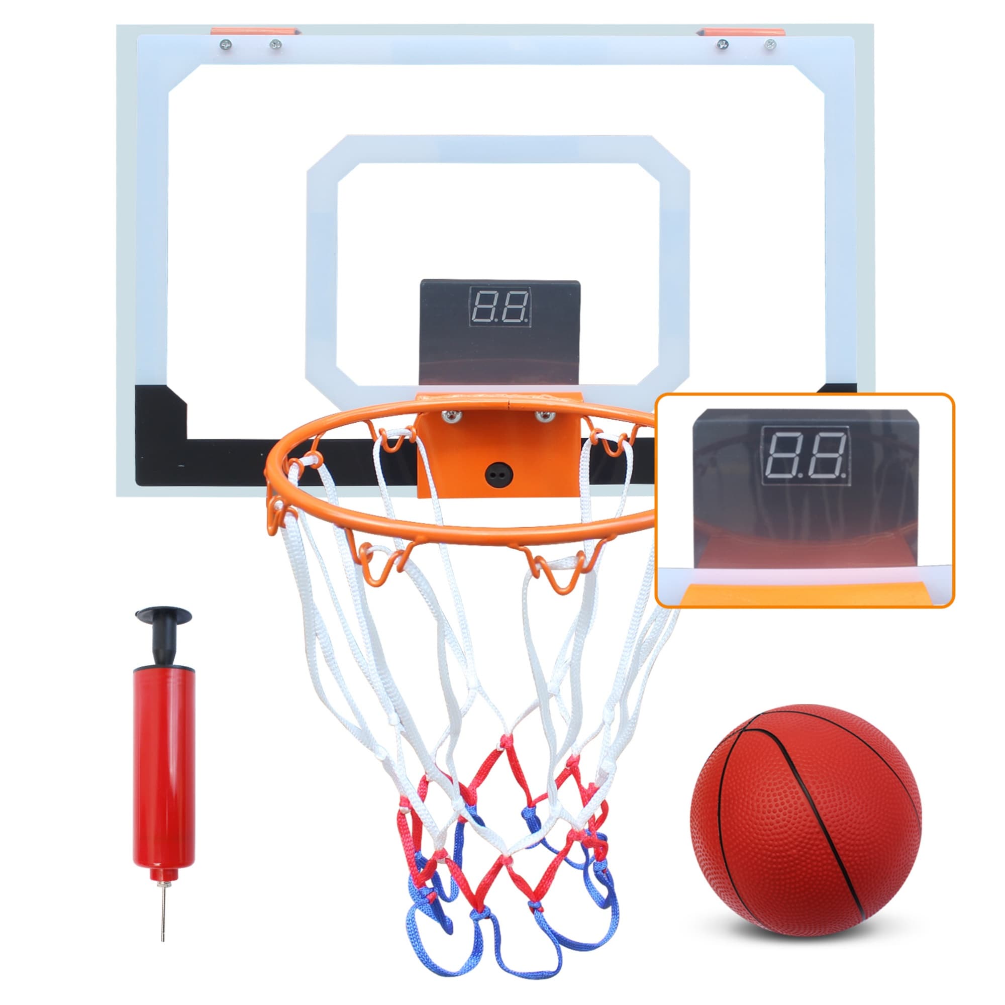 Lycvki 1080 Indoor/Outdoor Portable 12-Inches Basketball System