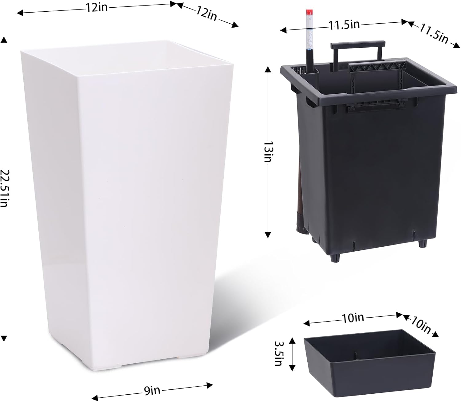 Garvee YHQ-PHO-11GDUQRN Planter-Window-Box - View #3