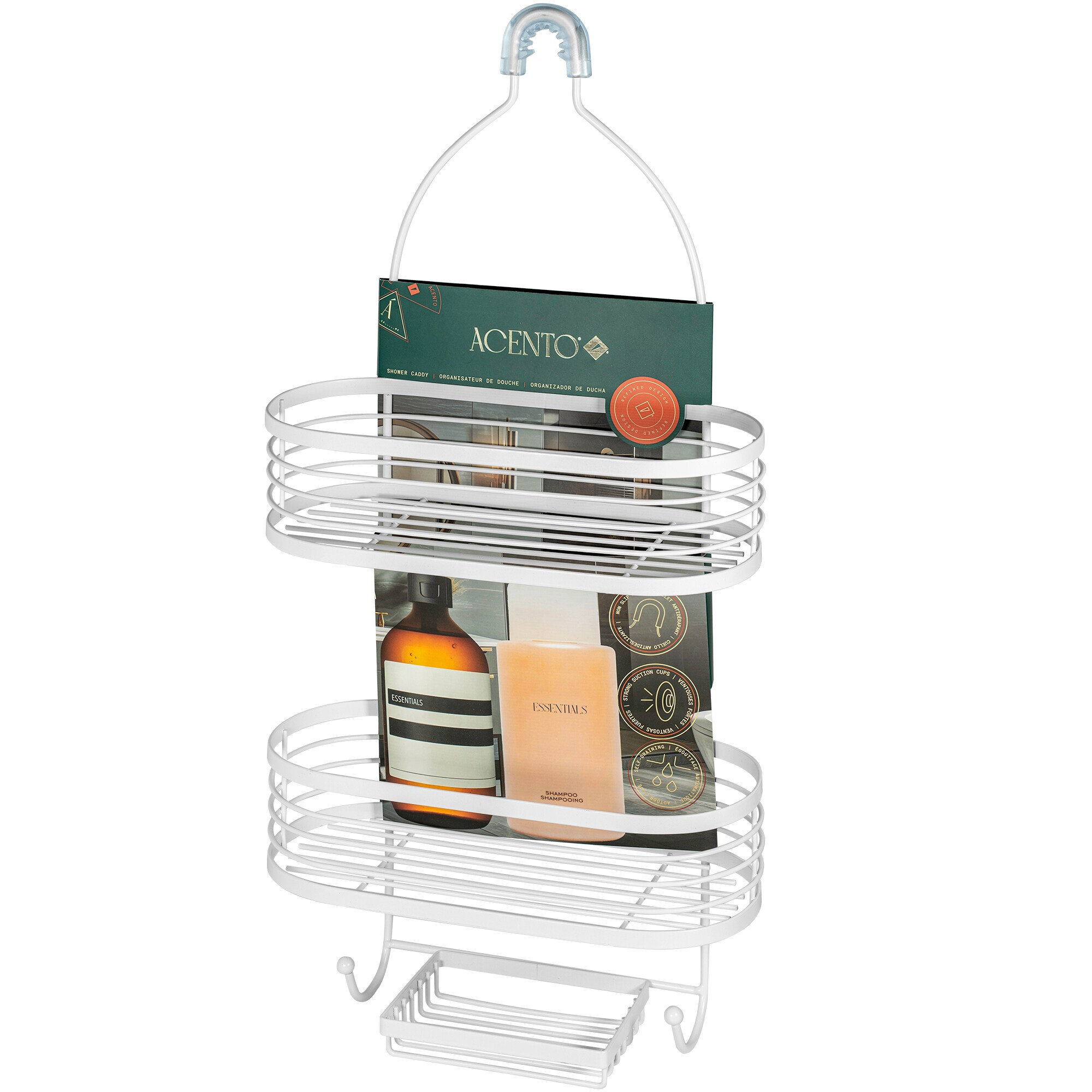 ACENTO SC421MWT Hanging-Shower-Caddies - View #6