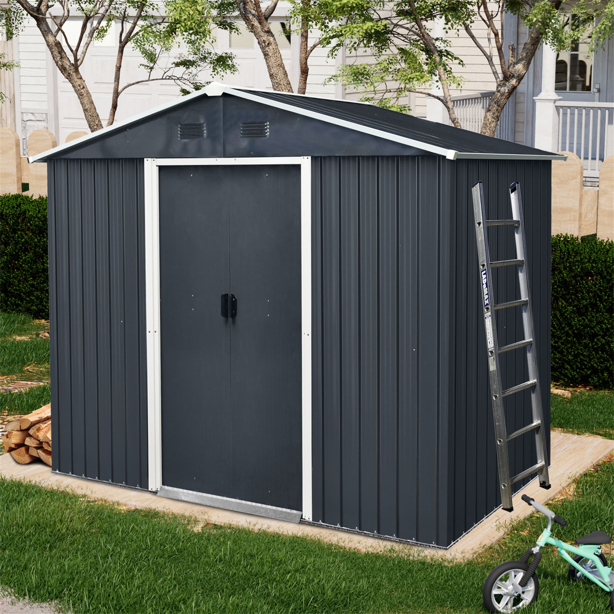 BABOOM BOM-185251-OR Metal-Storage-Buildings-Sheds - View #5