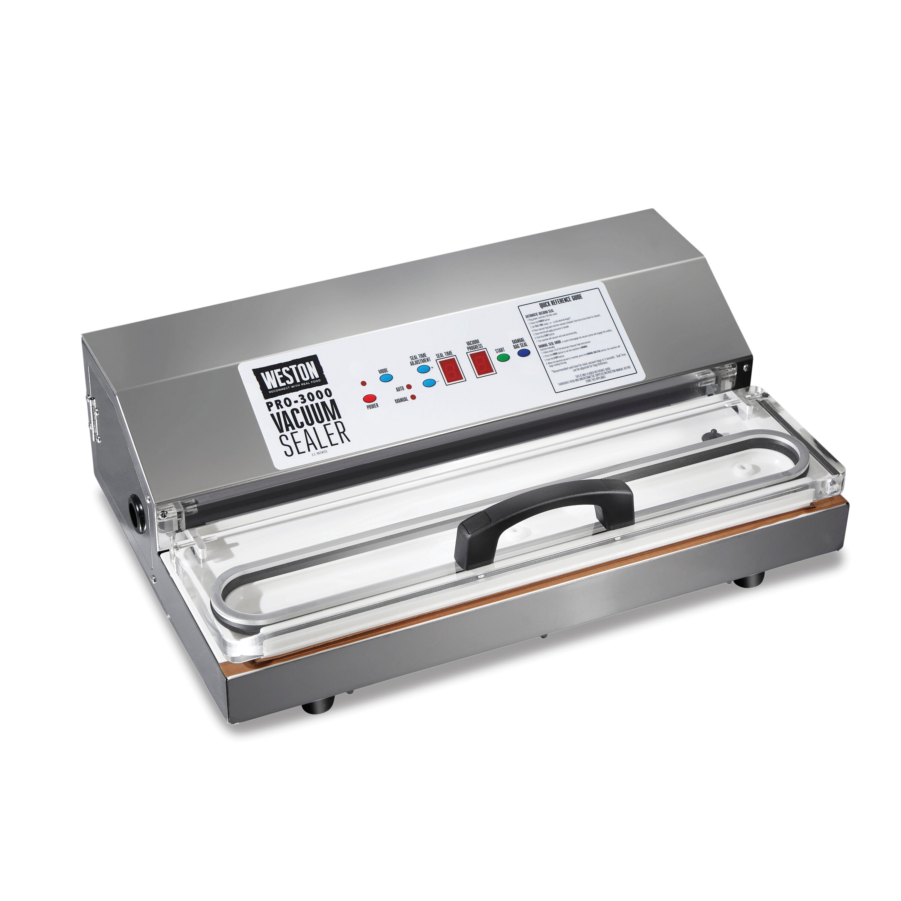 Weston 65-0401-W Stainless Steel Vacuum sealer 9.1-Inches H x 23-Inches W x 15.75-Inches D
