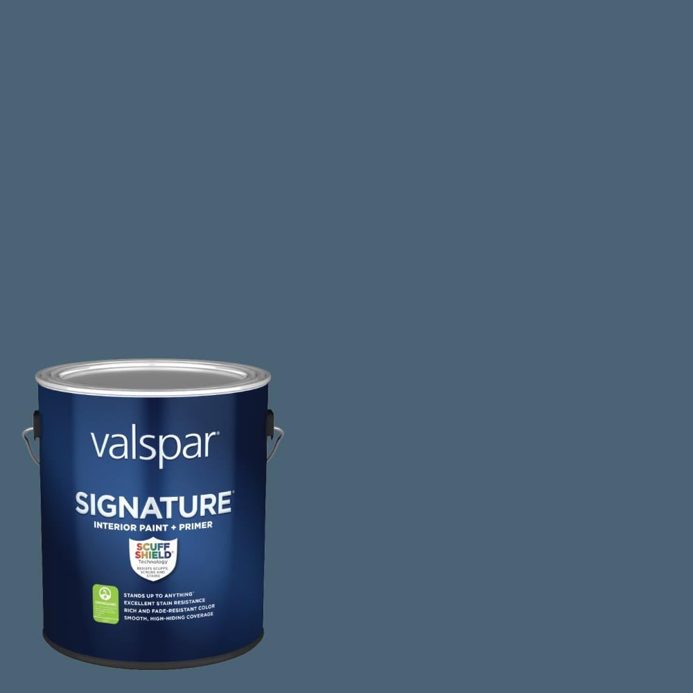 BEHR MARQUEE 1 gal. #M530-4 Washed Denim Satin Enamel Exterior Paint &  Primer 945401 - The Home Depot