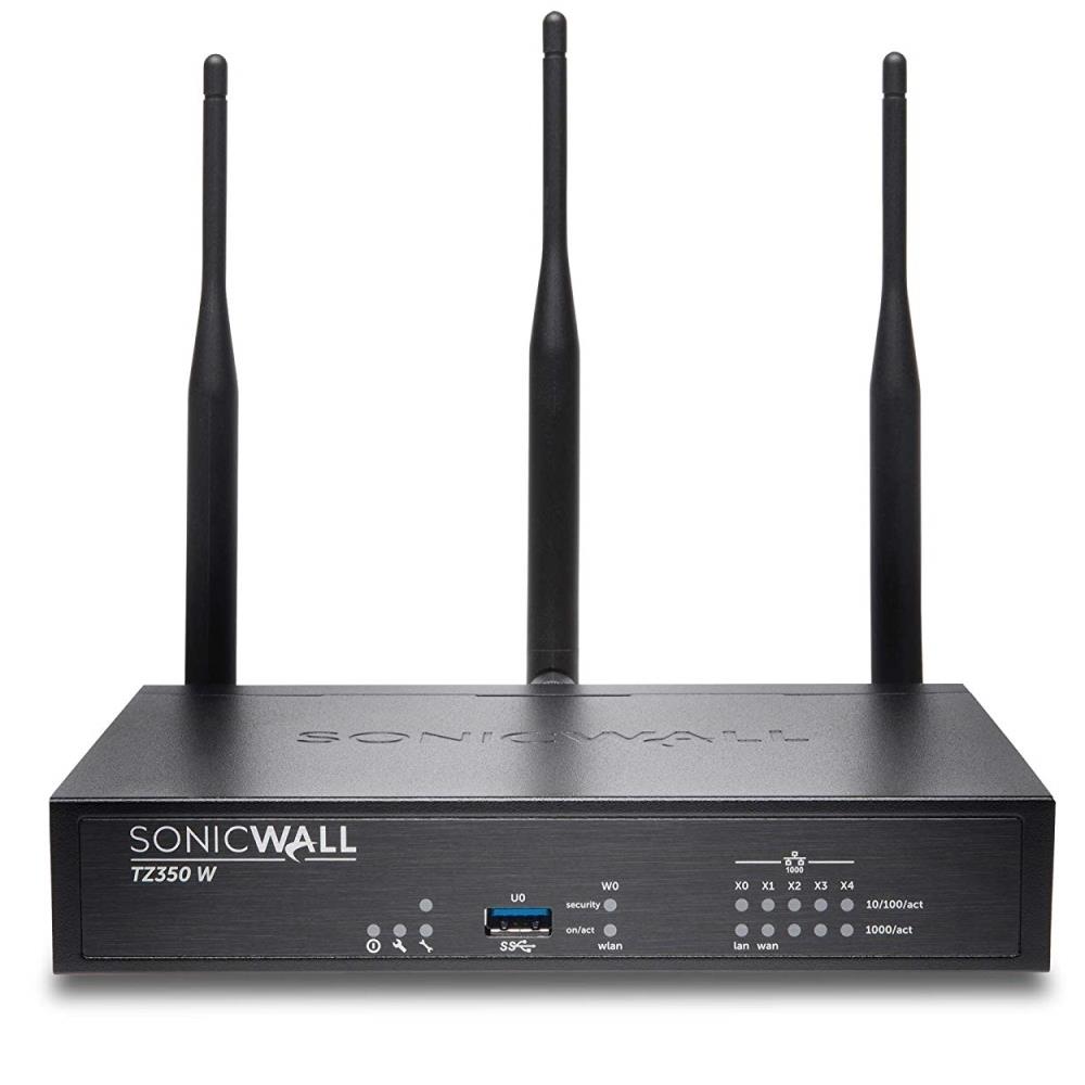  DAHD103333 SonicWALL 02-SSC-1851 TZ350 Wireless AC 1 Year Bundle, Firewall Totalsecure Advanced