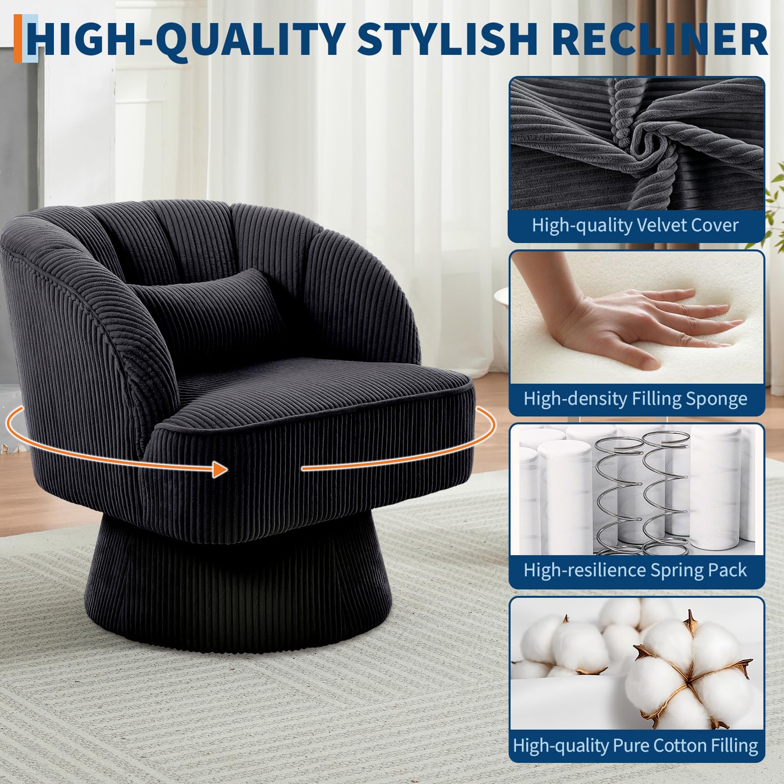 Garvee BQH-F6YEJND50-RRP chairs - View #4