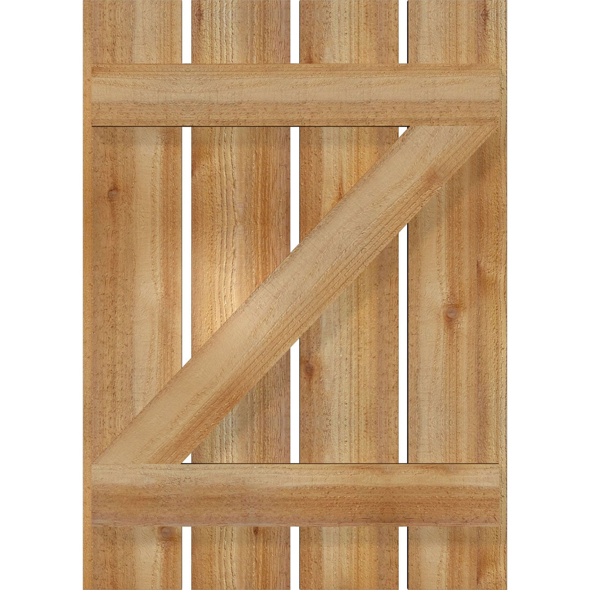 Ekena Millwork RBS06Z23X032RWR Exterior-Shutters - View #5
