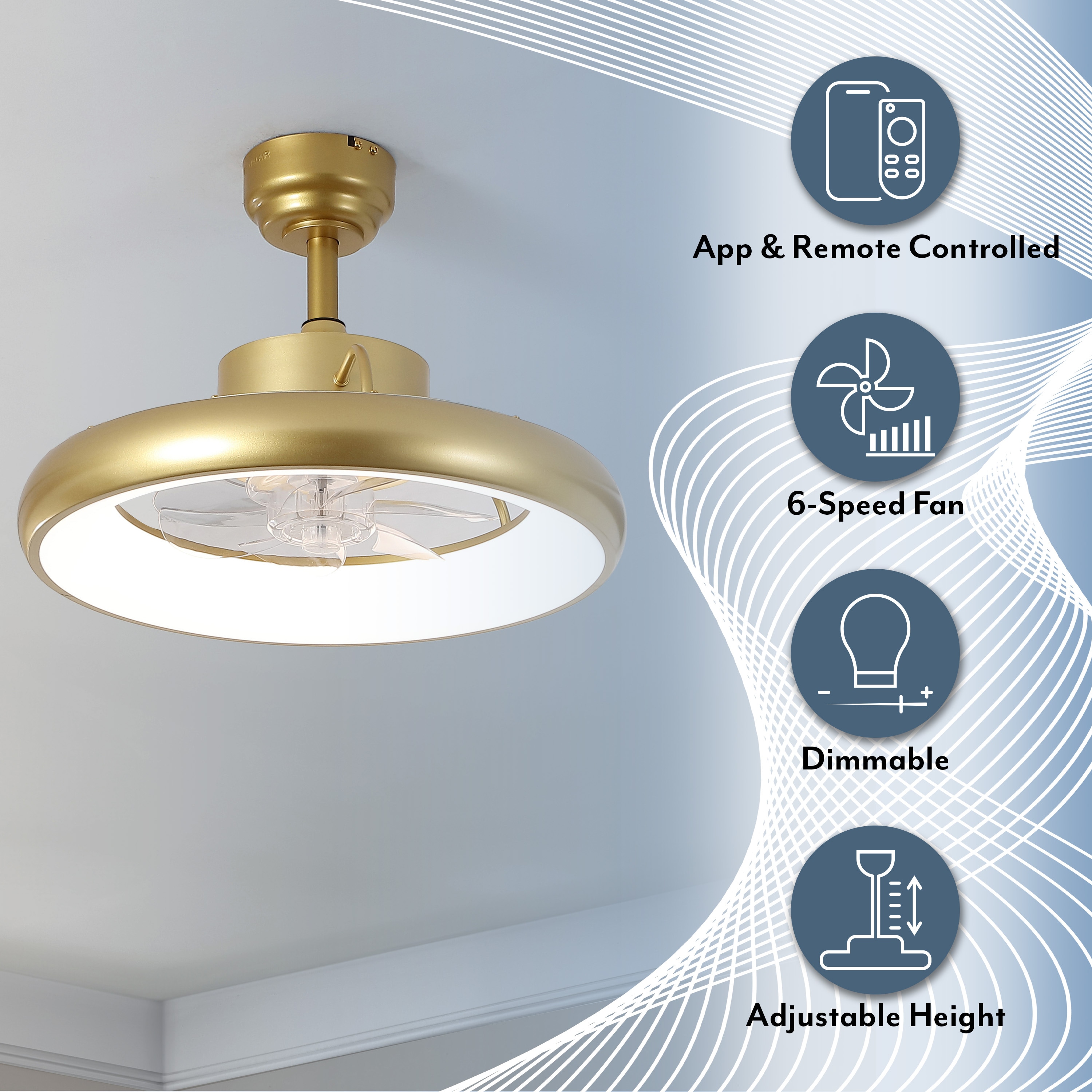 OVAL AIR AIR8002A Ceiling-Fans - View #3