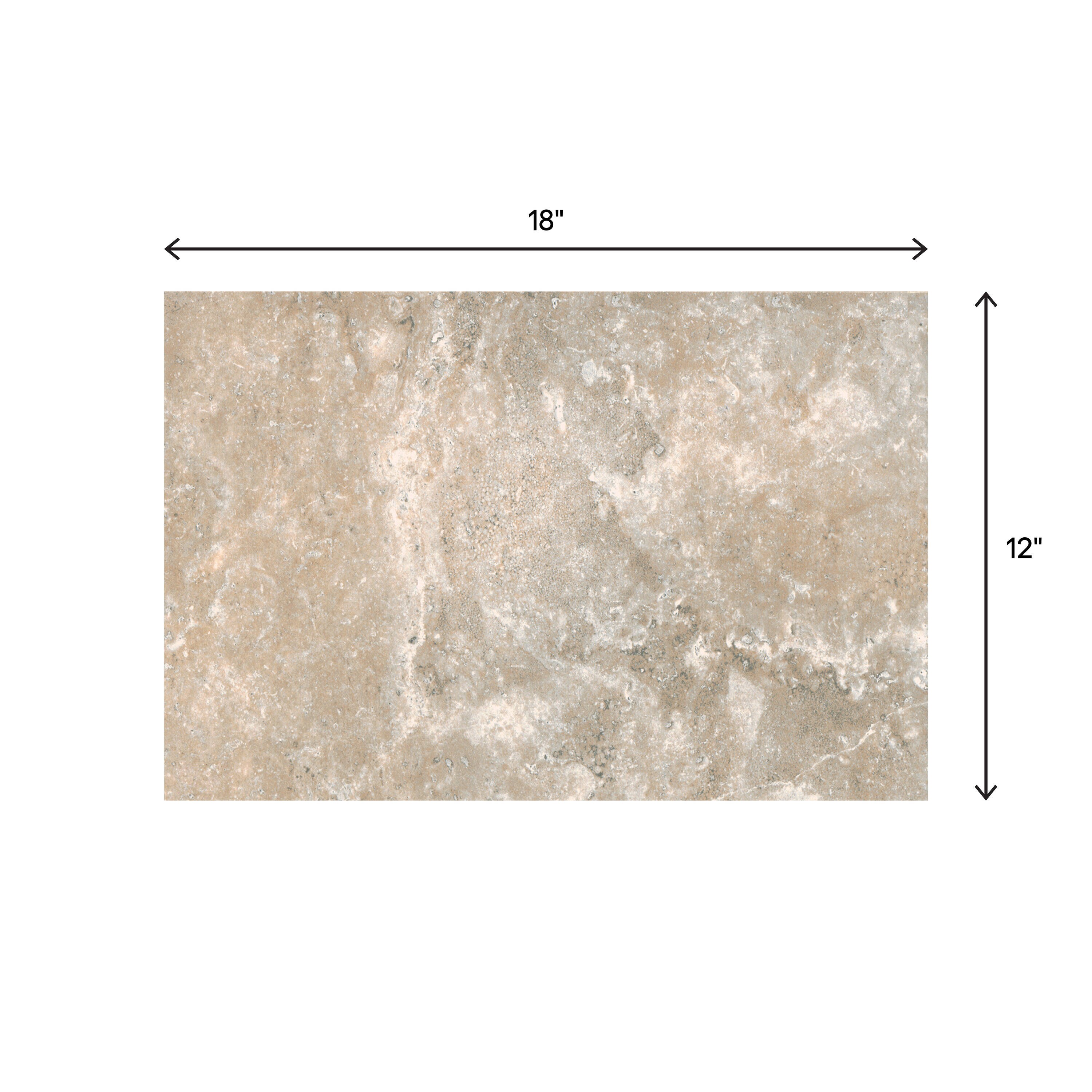 American Olean Laurel Heights Elevated Beige 12-in x 18-in Glazed ...