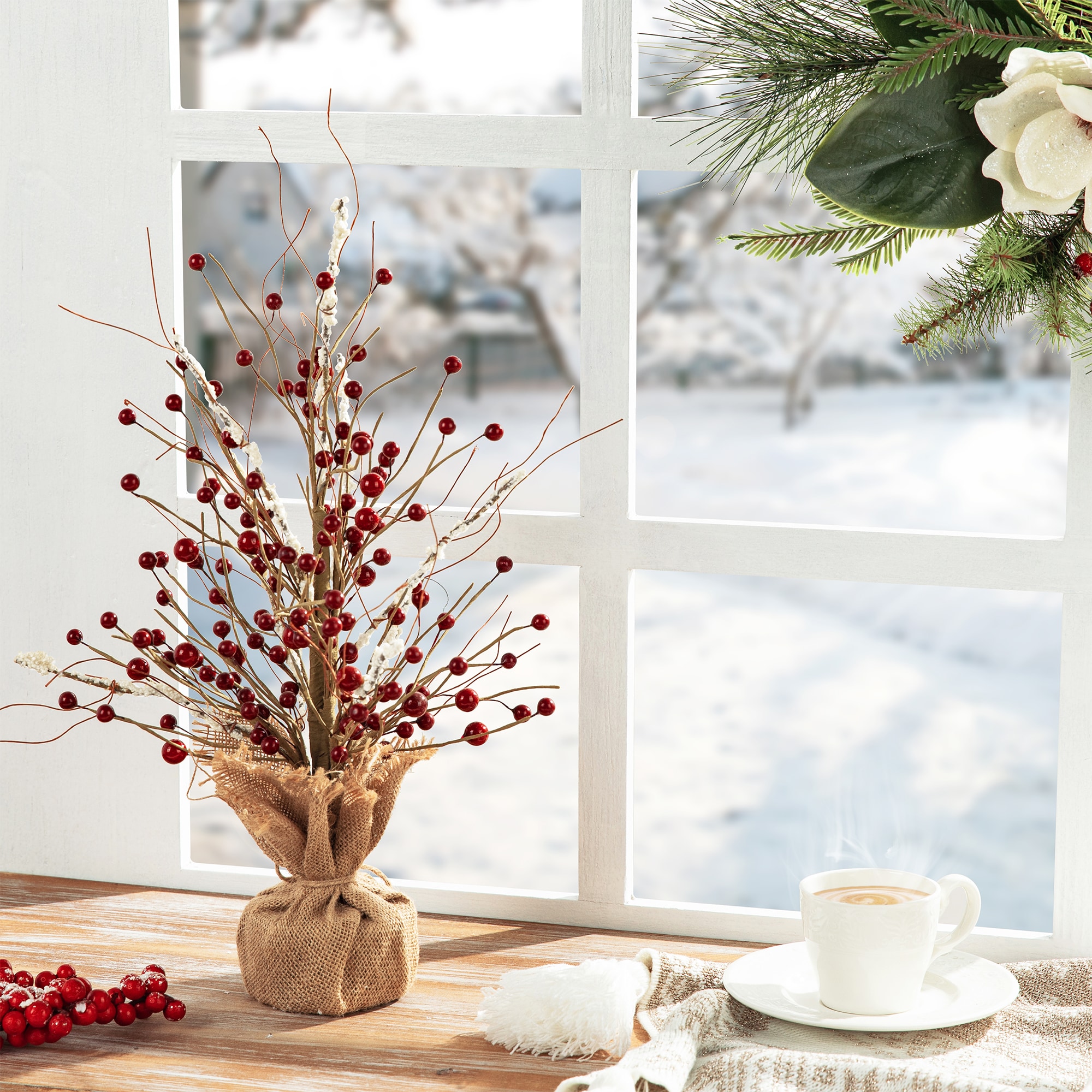 Glitzhome 2009800007 Table-Christmas-Decorations - View #5