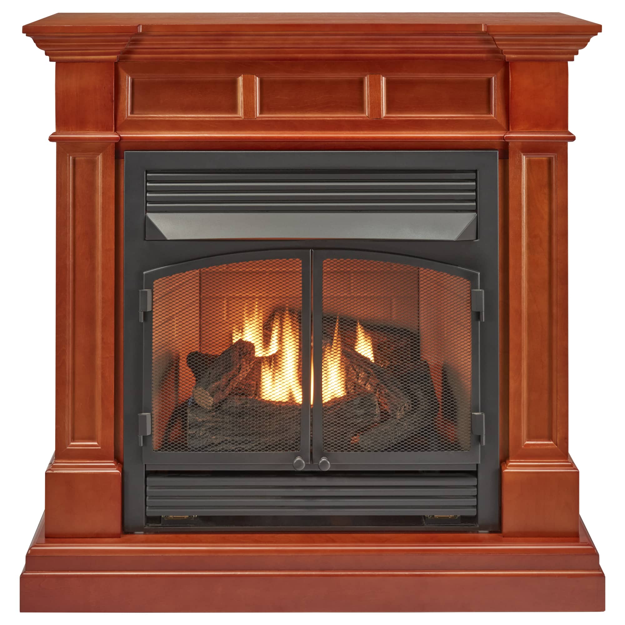 Duluth Forge DFS-400R-2AS 44.25-Inches Apple Spice Ventless Liquid Propane and Natural Gas Fireplace