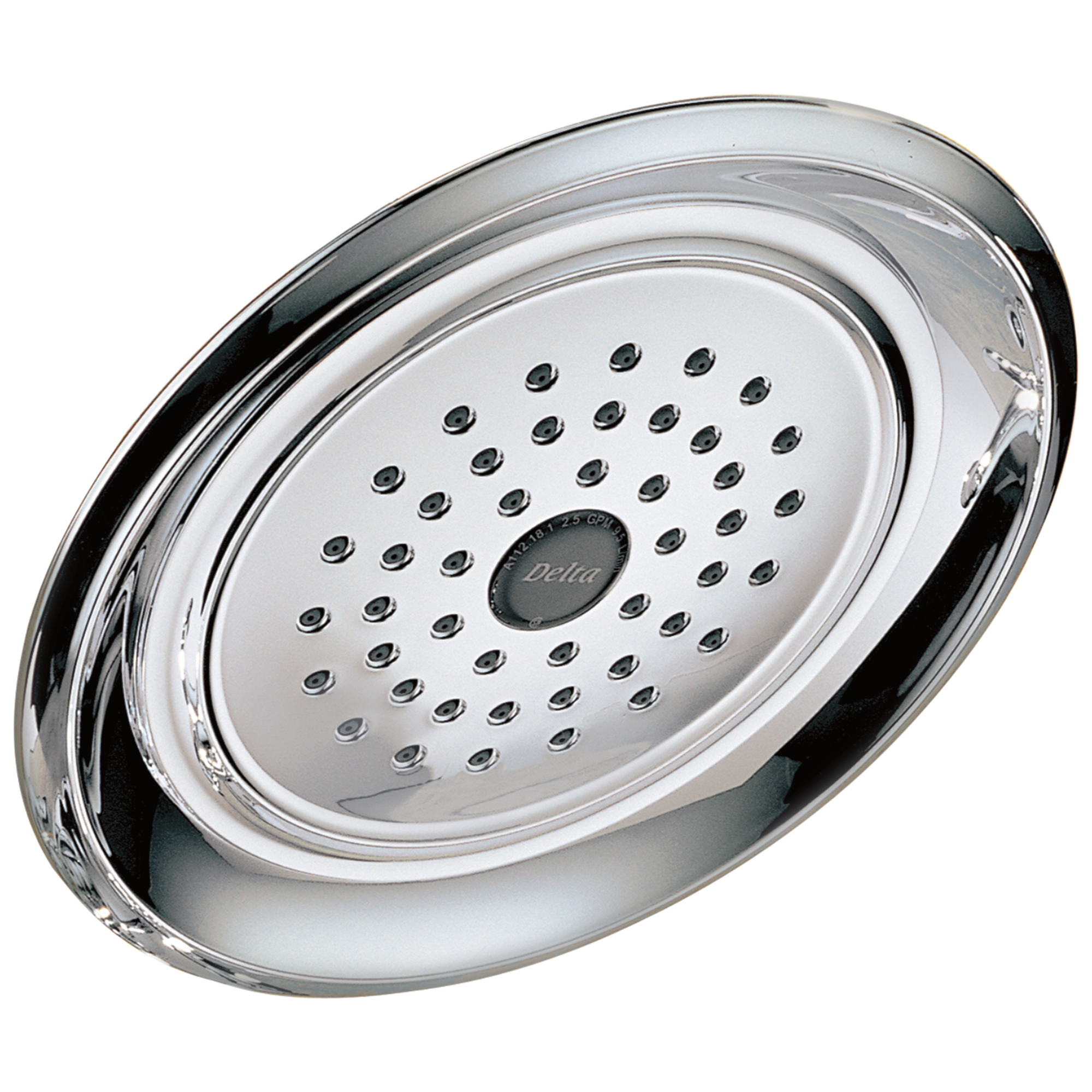 Delta RP48686 Universal Showering Components 1.0 -Spray Chrome 7.5-in Round Fixed Rain Shower Head 1.75 GPM
