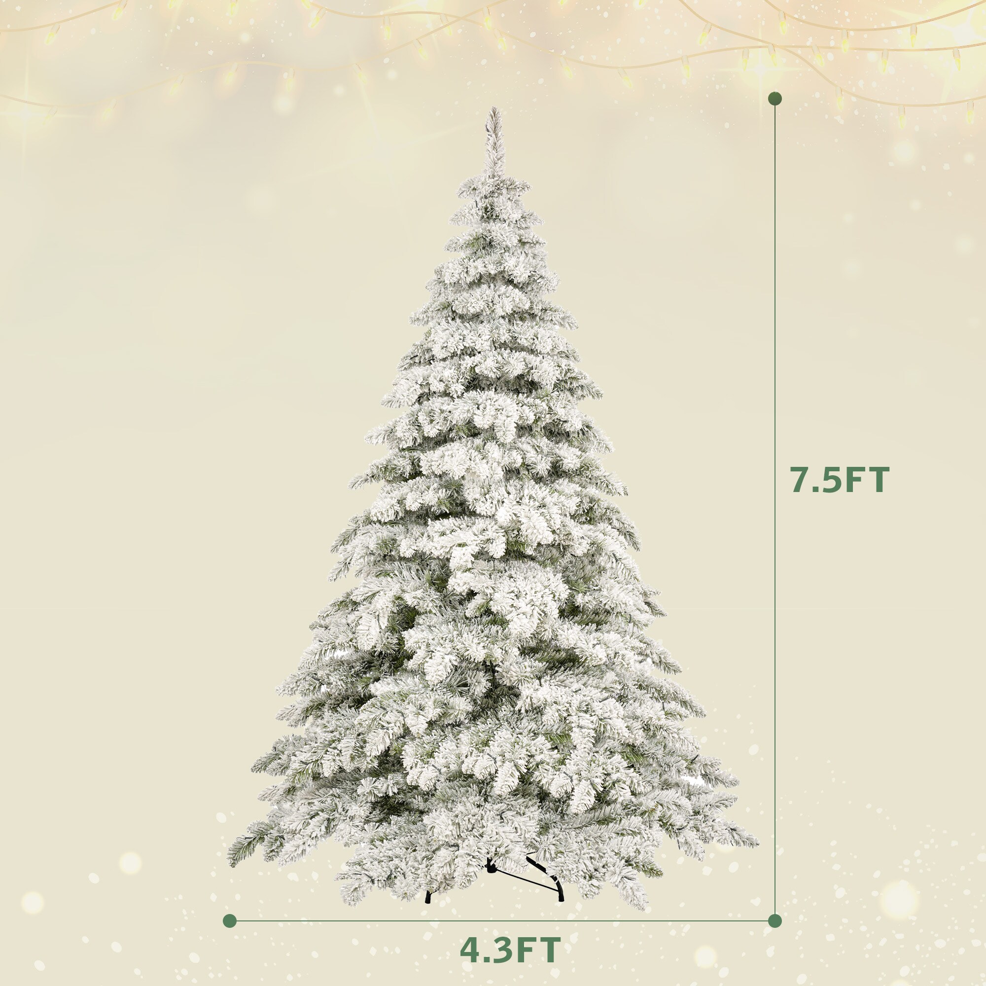 AAZJ NBC-CM74356 Artificial-Christmas-Trees - View #8