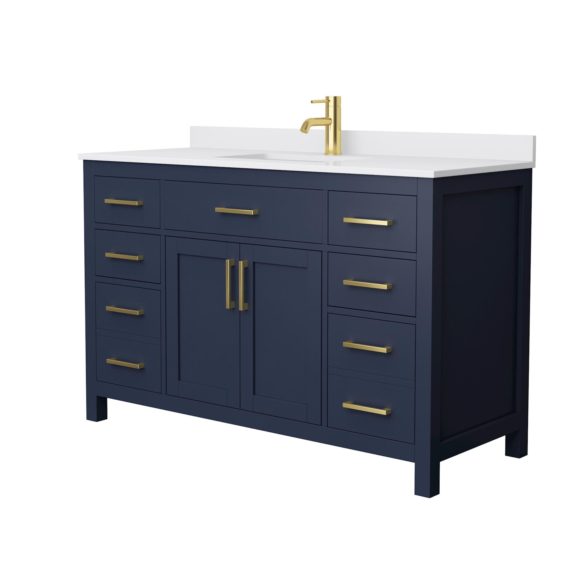 Wyndham Collection WCG242454SBLWCUNSMXX Bath-Vanity-Combo - View #2