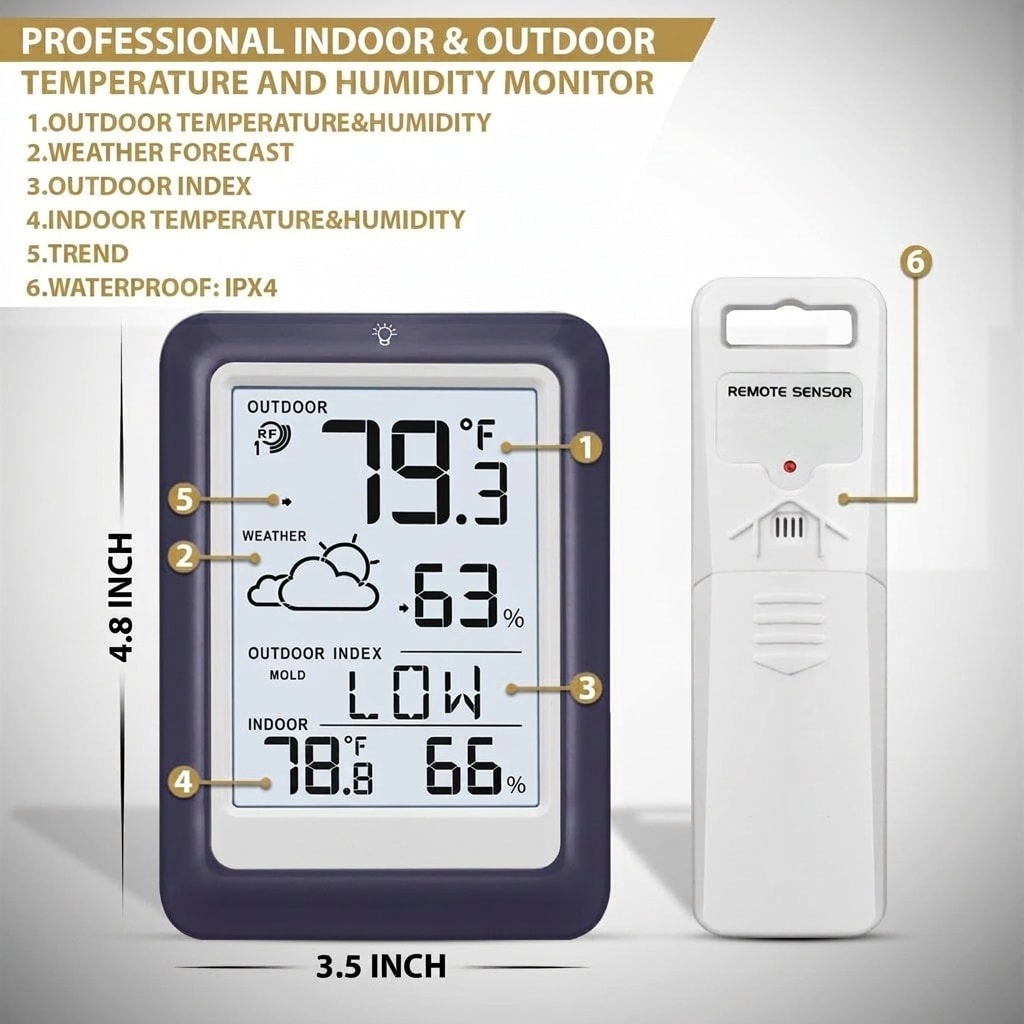 ITOPFOX L05IT10058 Digital-Weather-Stations - View #6