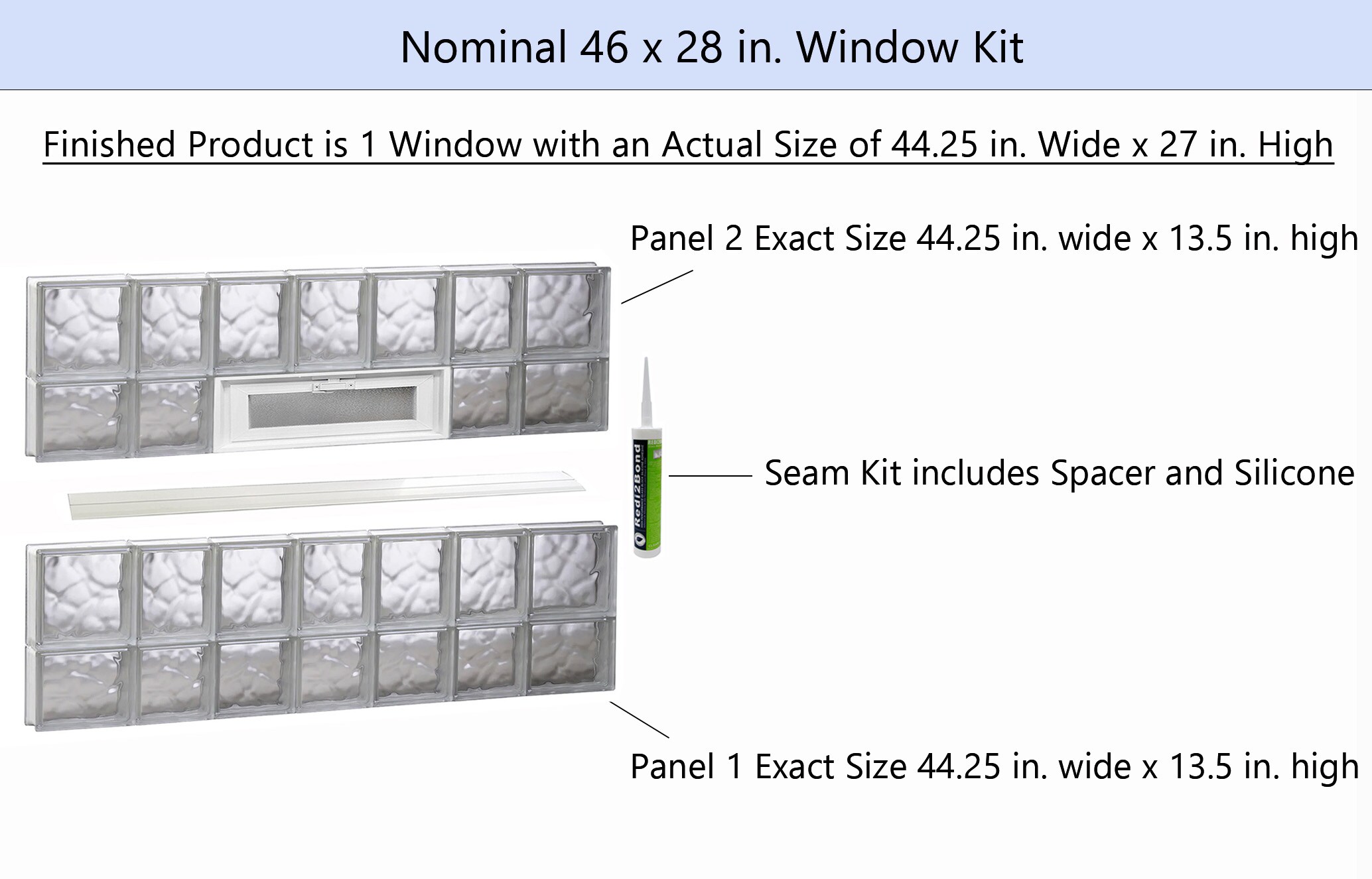 REDI2SET V4628DC Glass-Block-Windows - View #2