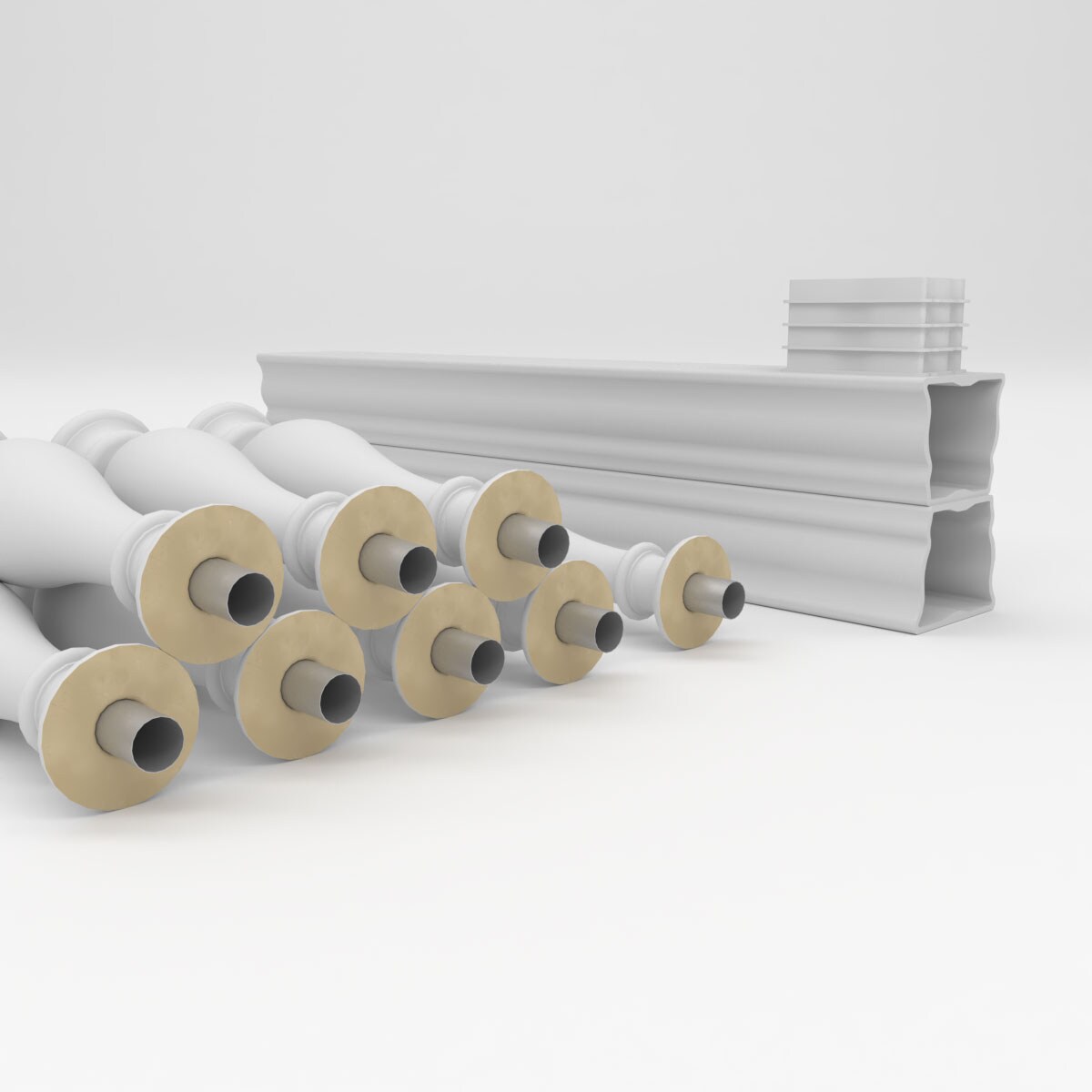Ekena Millwork BALK32X048LGN railings - View #6
