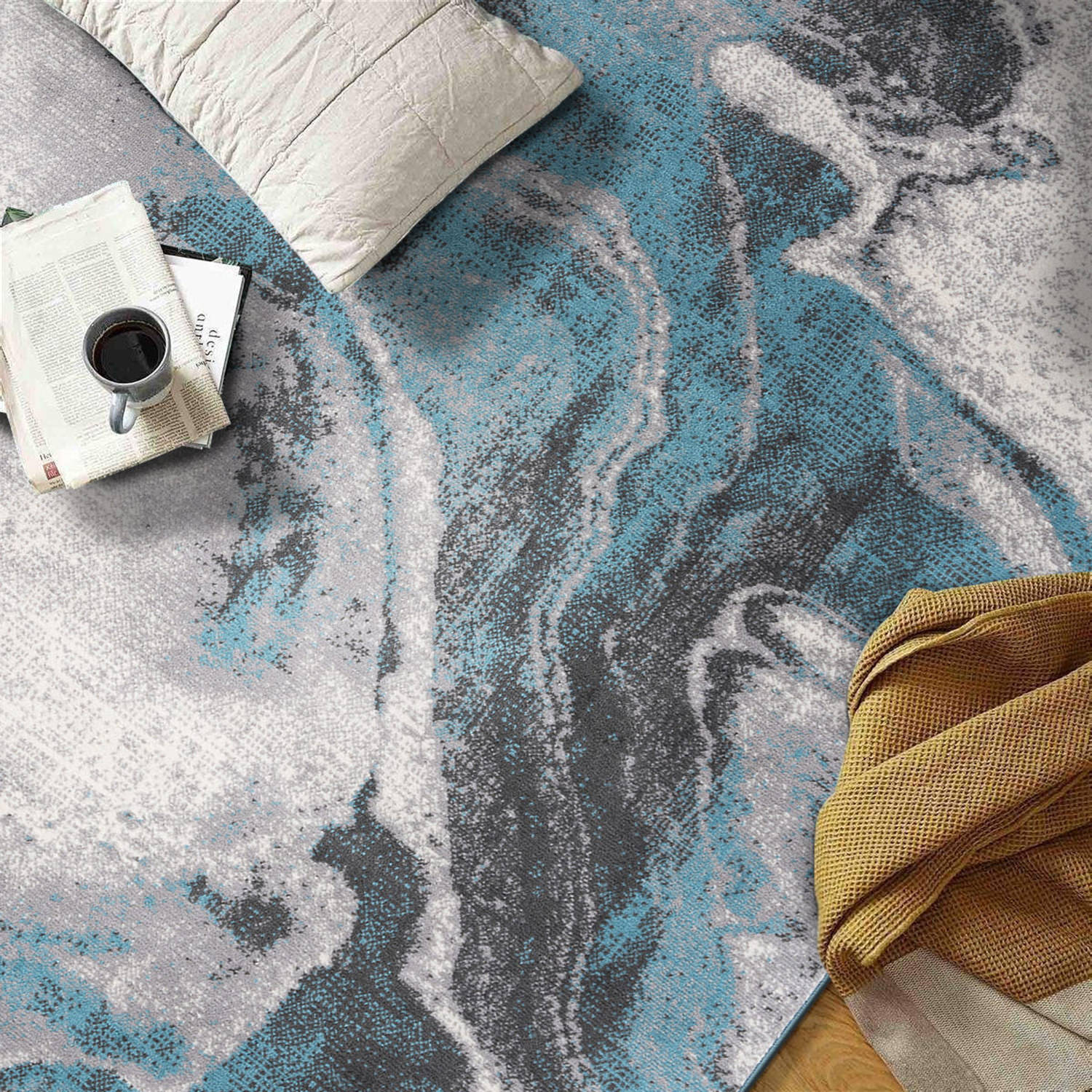 World Rug Gallery 2091BLUE5X7 rugs - View #9