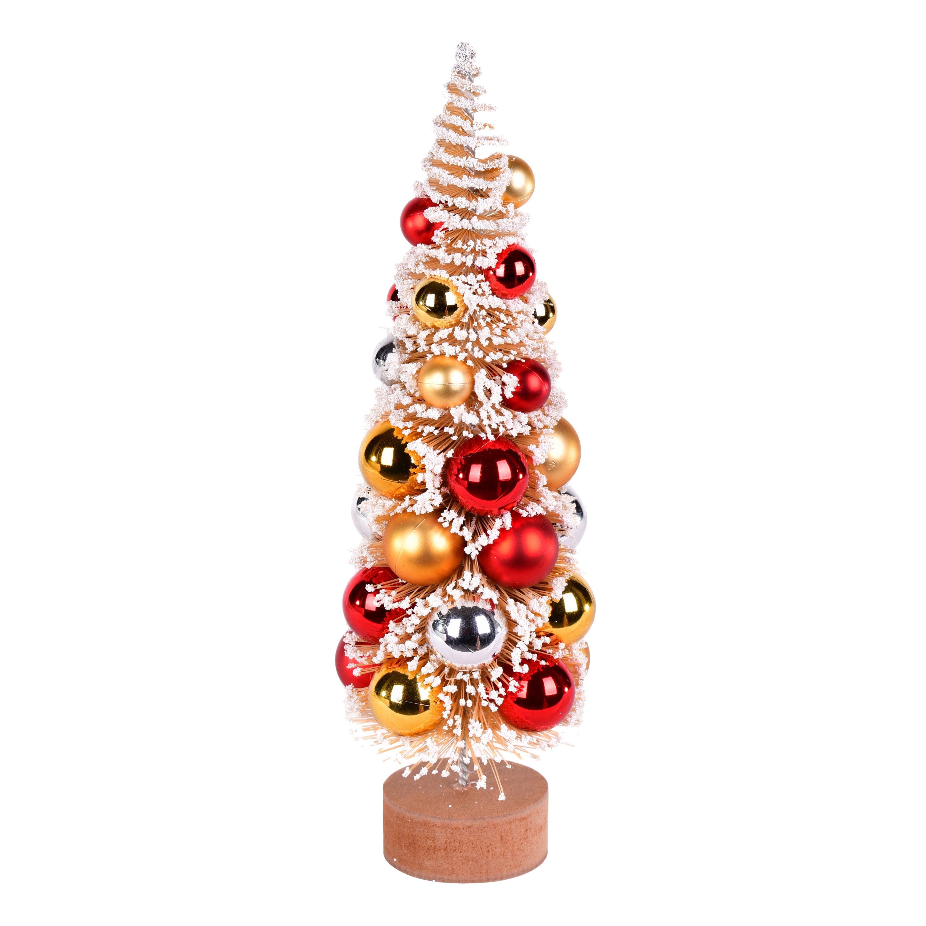 Vickerman LS203812 12-in Pre-Lit Gold Christmas Tree Tabletop Decoration