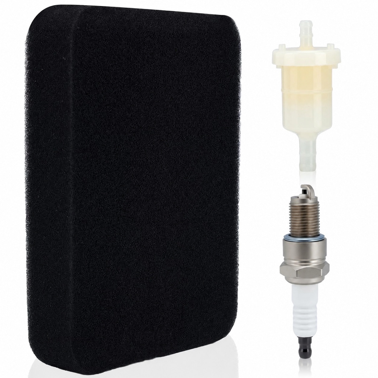 Misopily Air Filter Kit for Generator Engines Fits GP6500 GP7500 RS5500 RS7000E GX240 GX270 GX340 GX390 Includes Fuel Filter and Spark Plug 1 Set #LMS0603M051