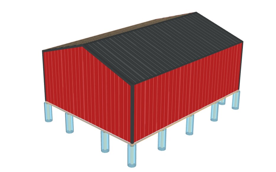 MASTER Building Components BKL24321025 Metal-Storage-Buildings-Sheds - View #3