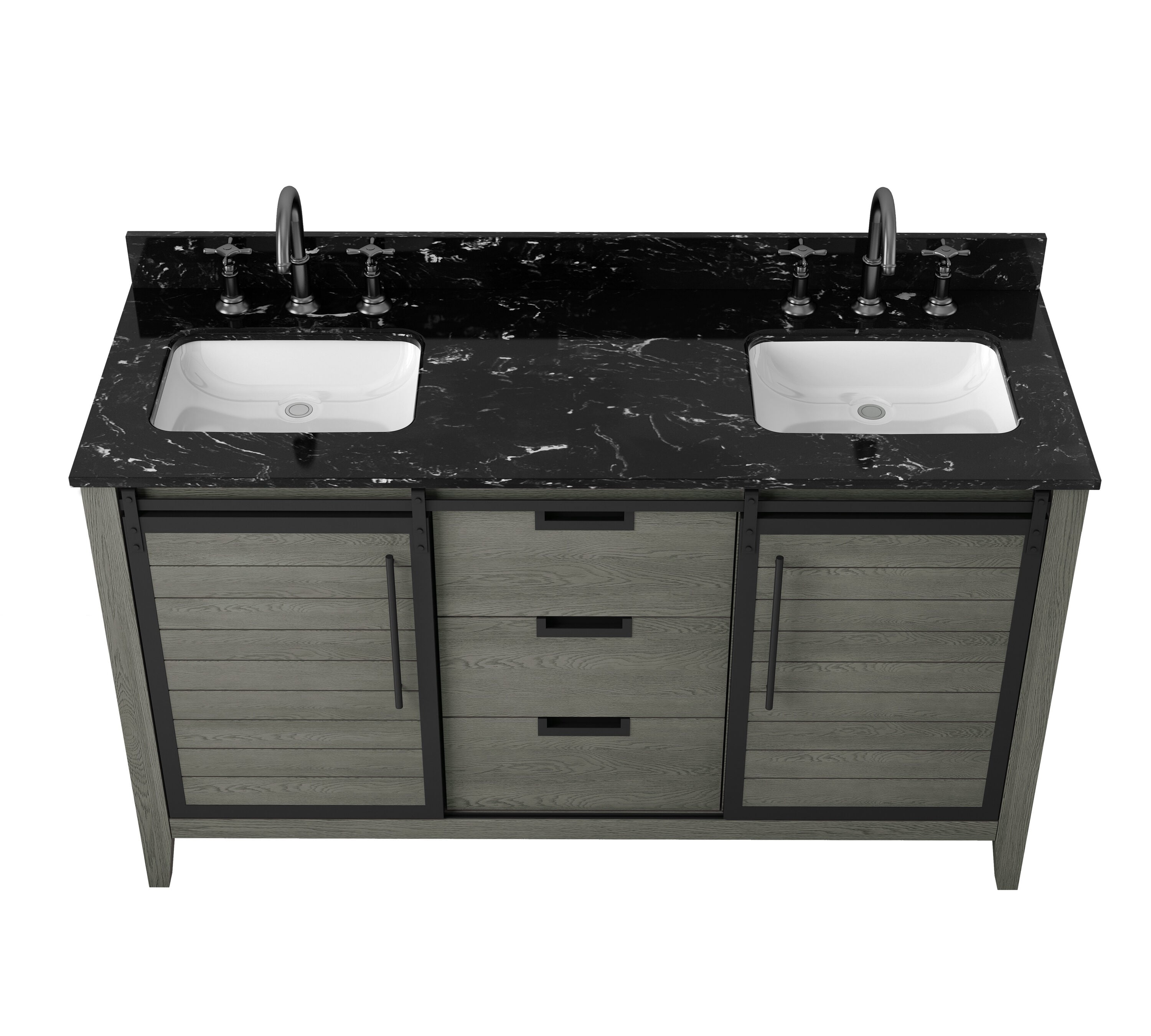 allen + roth TJ-0113V6022GR Bath-Vanity-Combo - View #4