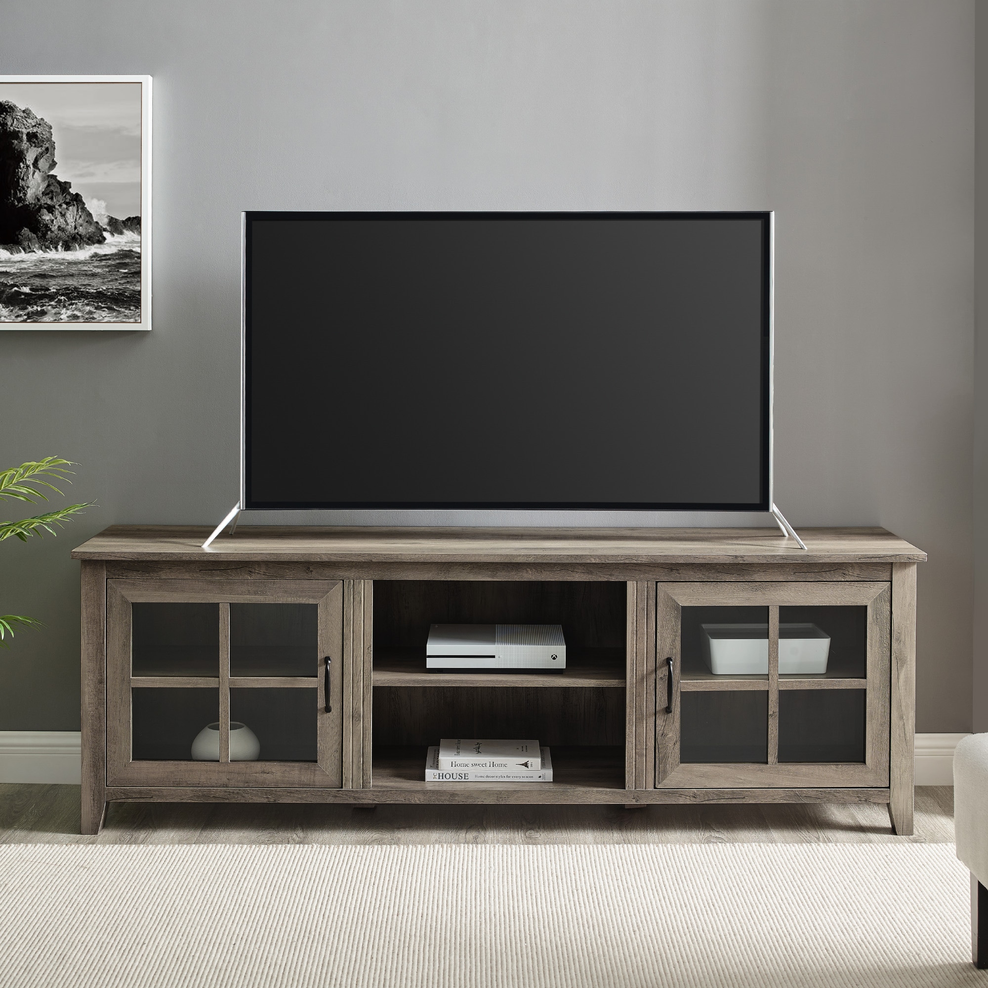 Walker Edison LW70CSGDGW Tv-Stands - View #2