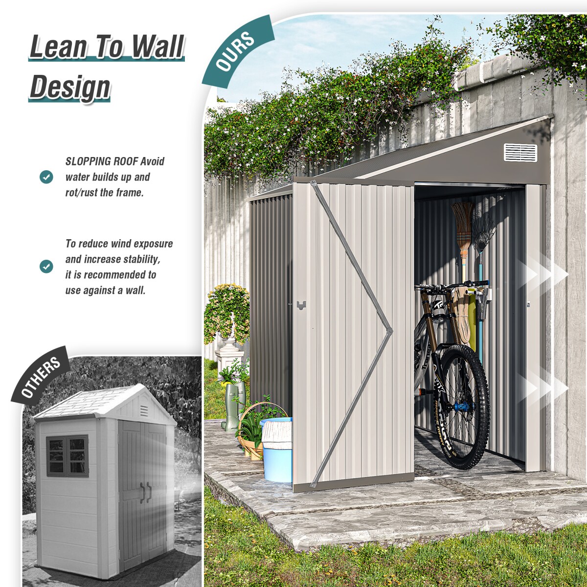 Streamdale Furniture W1598S00046 Metal-Storage-Buildings-Sheds - View #4