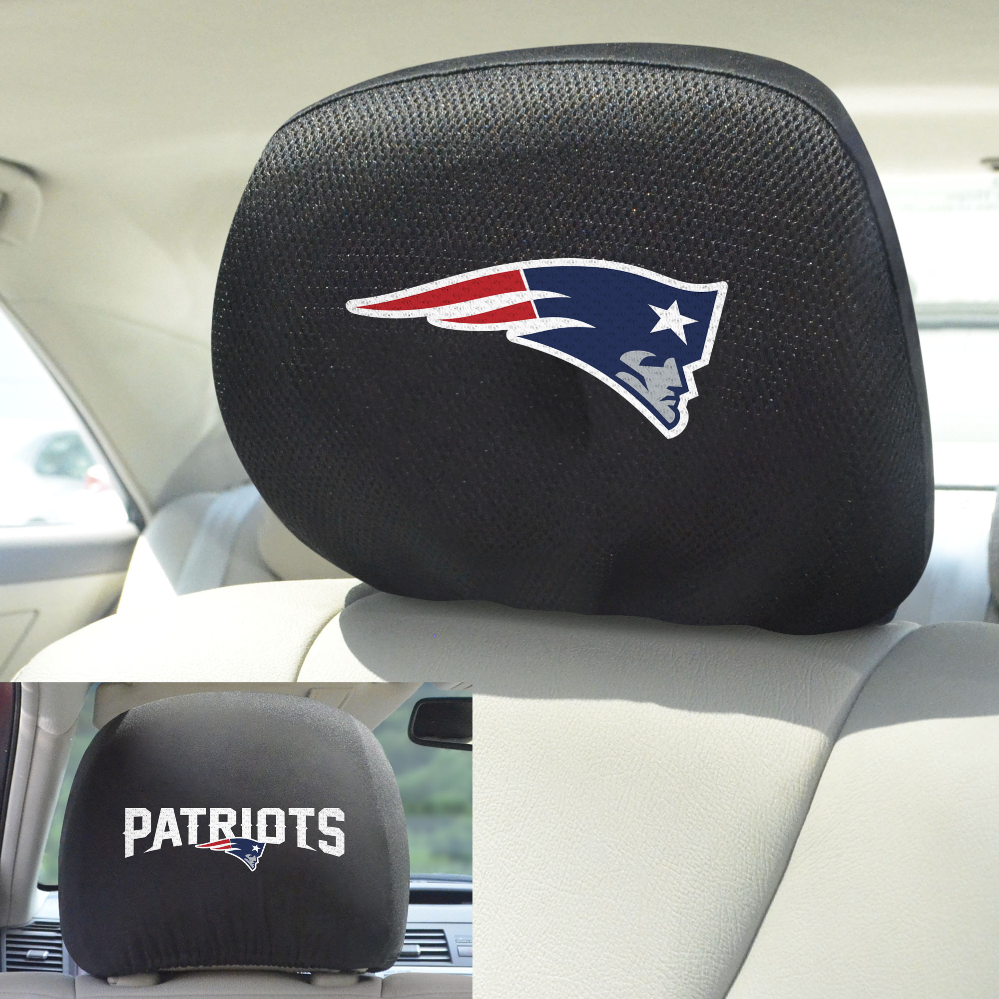 FANMATS NFL - New England Patriots Small Mirror Cover