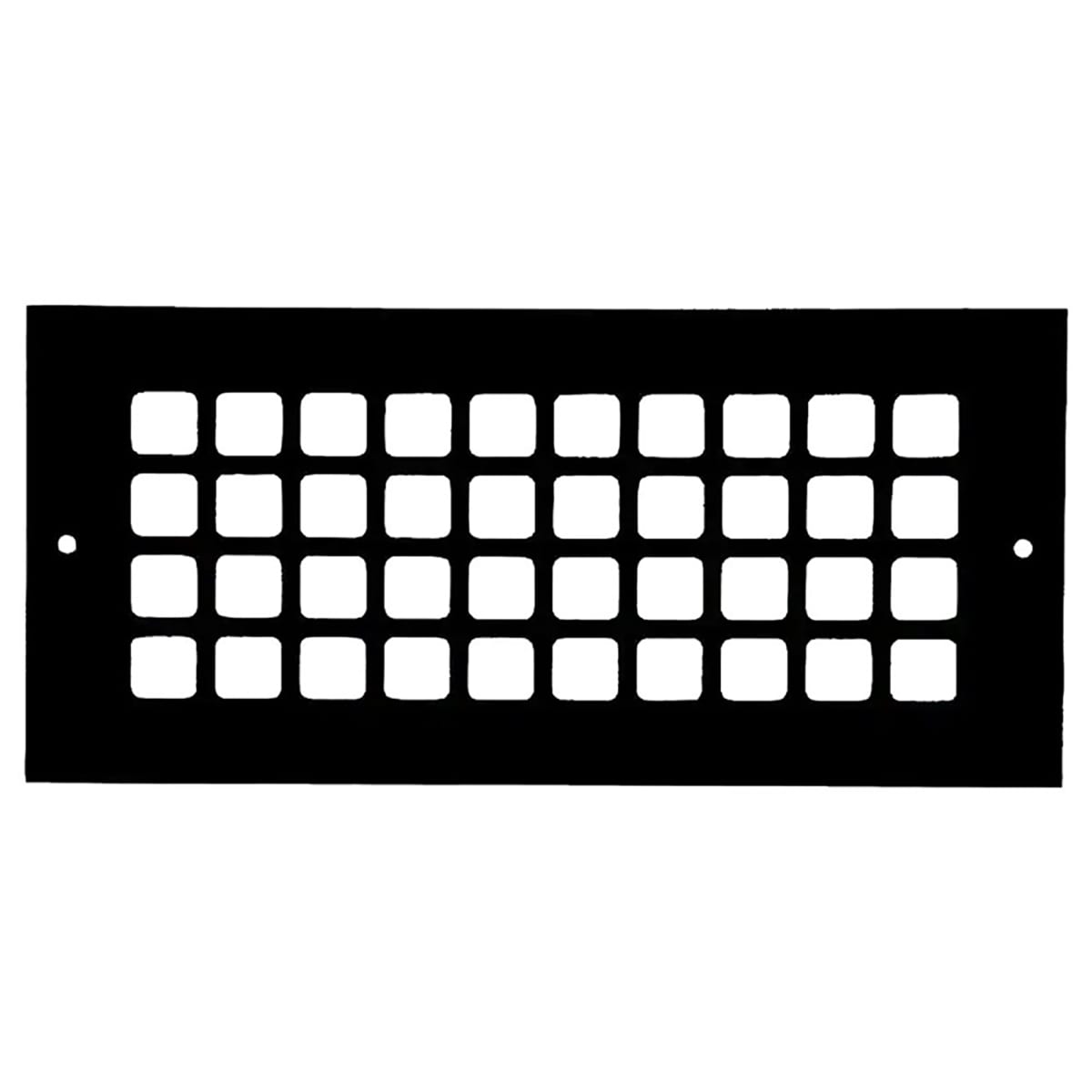 Oil Rubbed Bronze Aluminum Rectangular Bathroom Grille